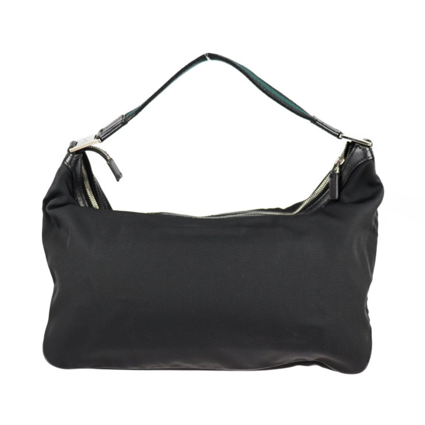Gucci Lou Nylon Leather Canvas Shoulder Bag