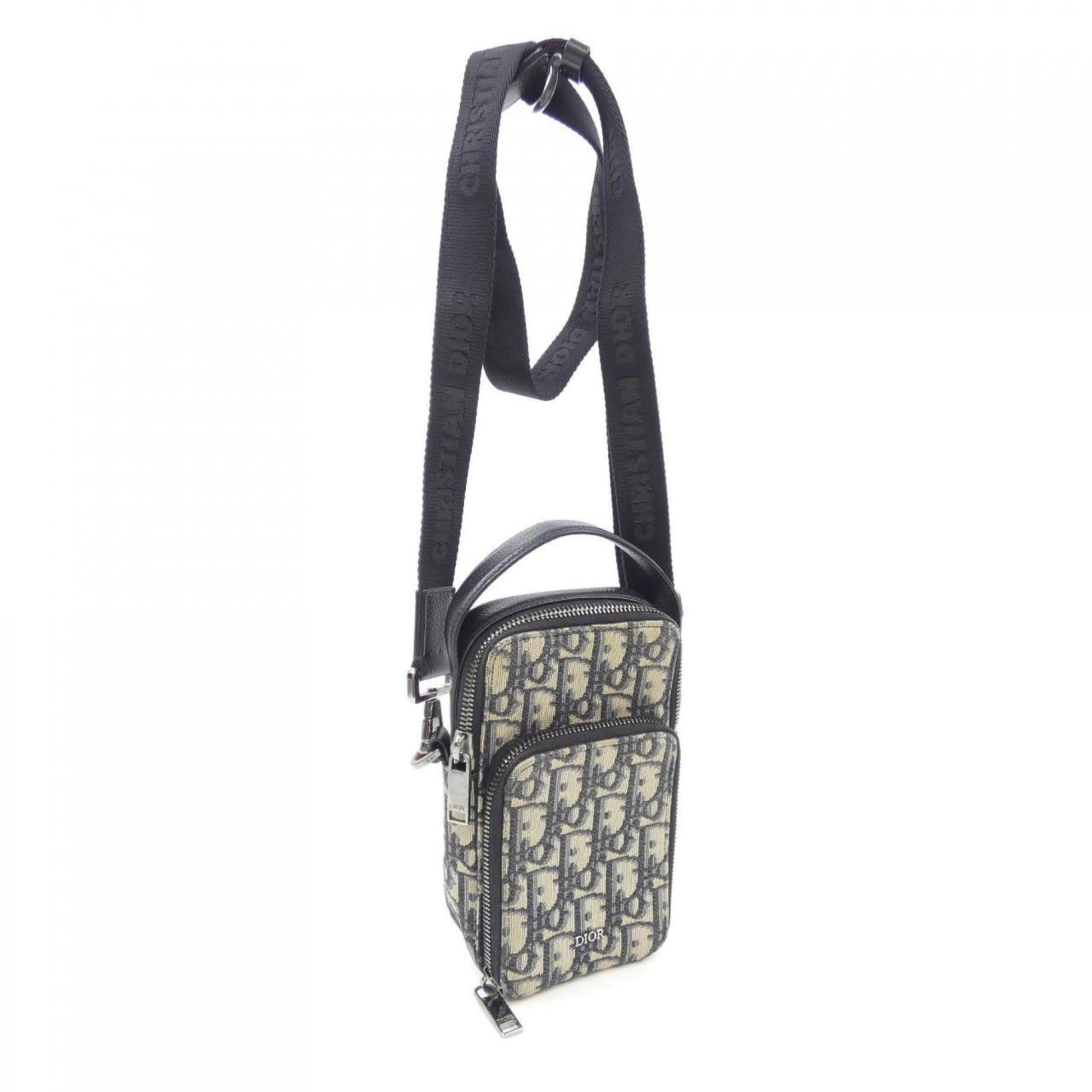 Christian Dior Navy White Handbag  