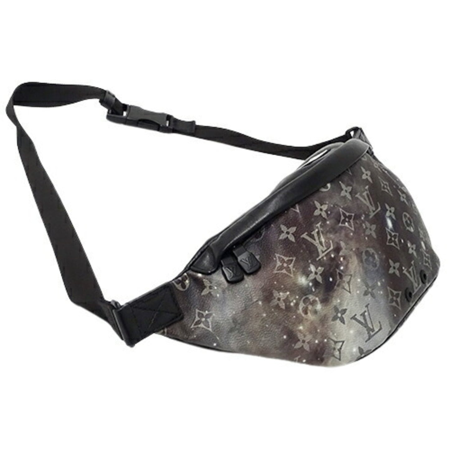LOUIS VUITTON Bag Monogram Galaxy Men's Body Waist Discovery Bum Black Space