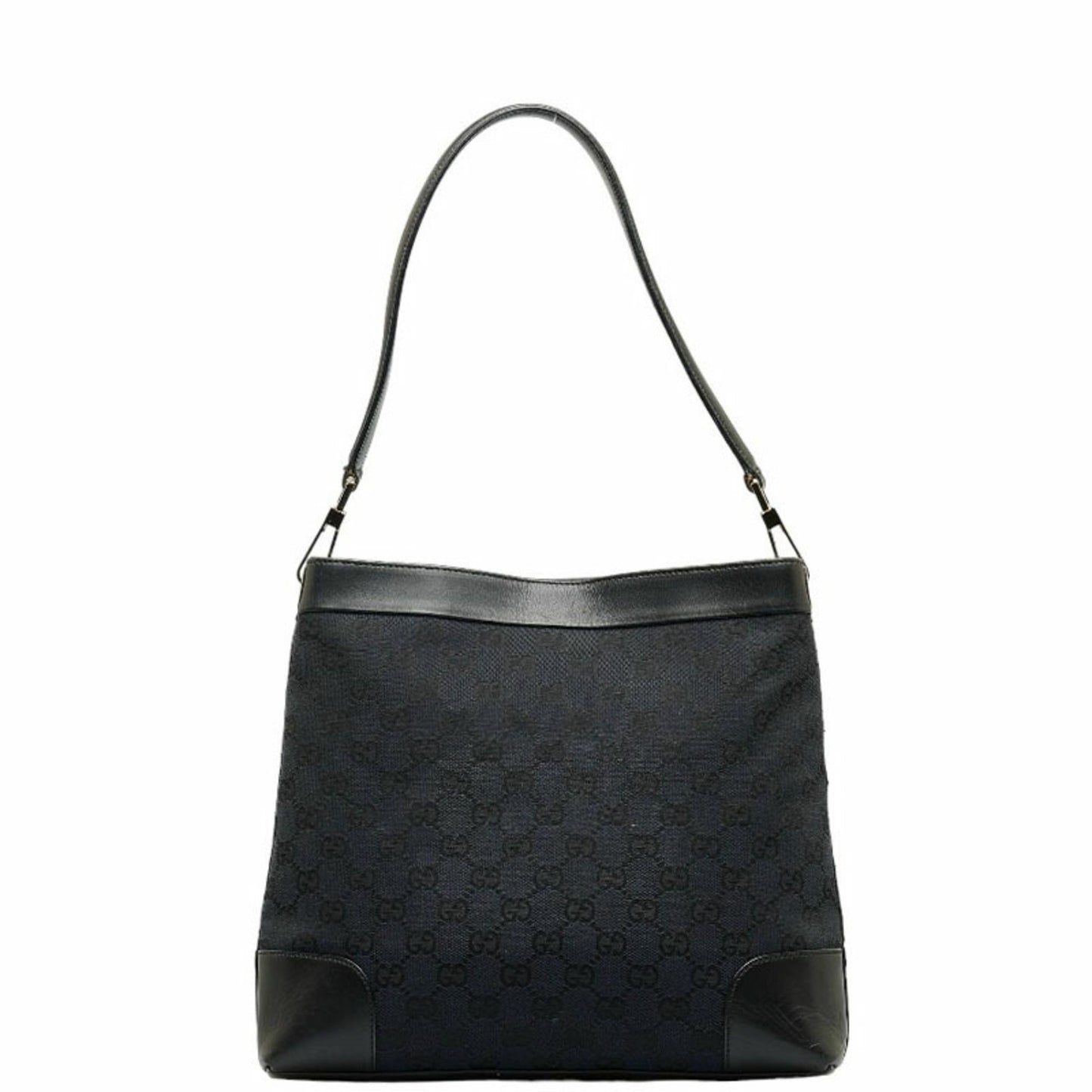 Gucci Leather Canvas Shoulder Bag