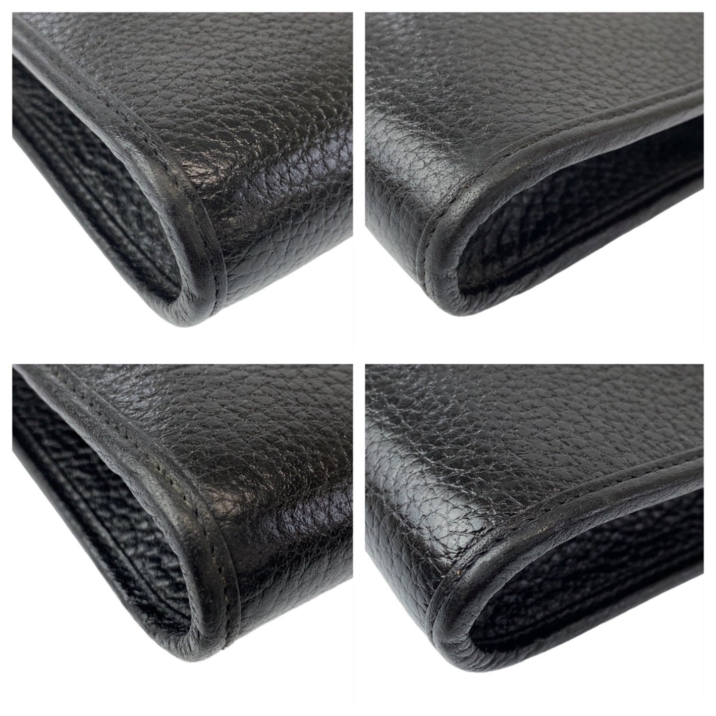 Christian Dior Black Leather Pochette Shoulder Bag  