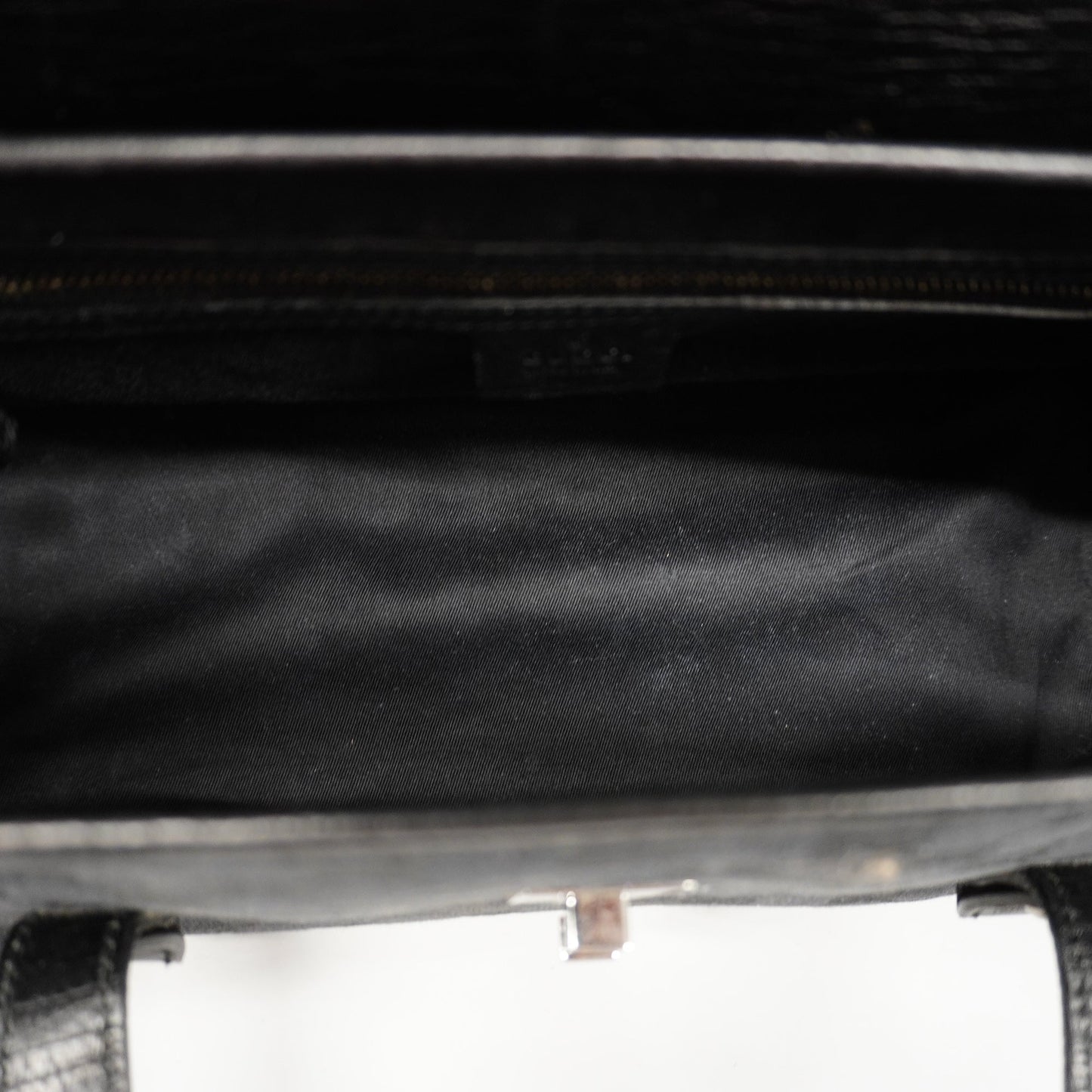 Gucci Leather Canvas Shoulder Bag