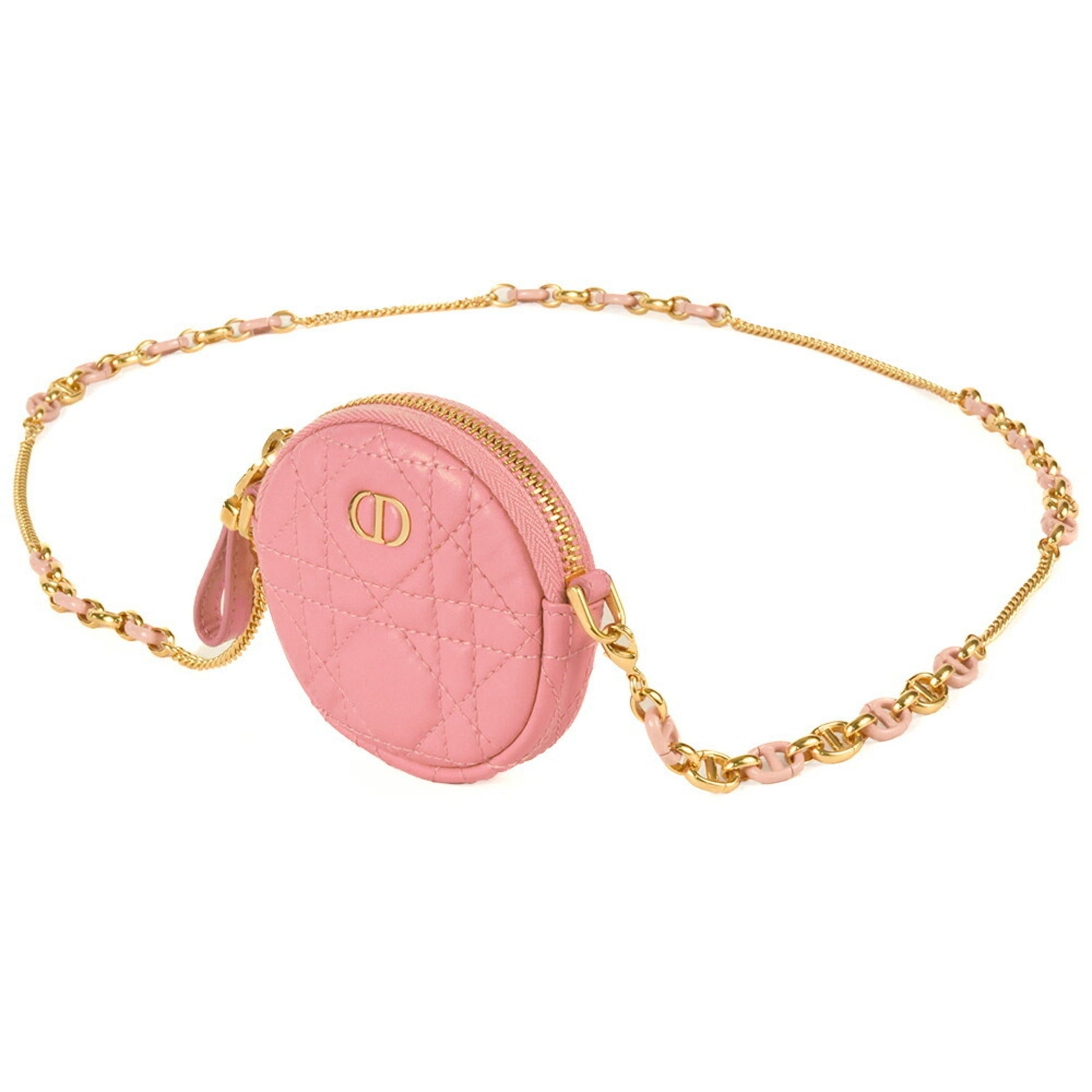 Christian Dior Pink Leather Pouch  