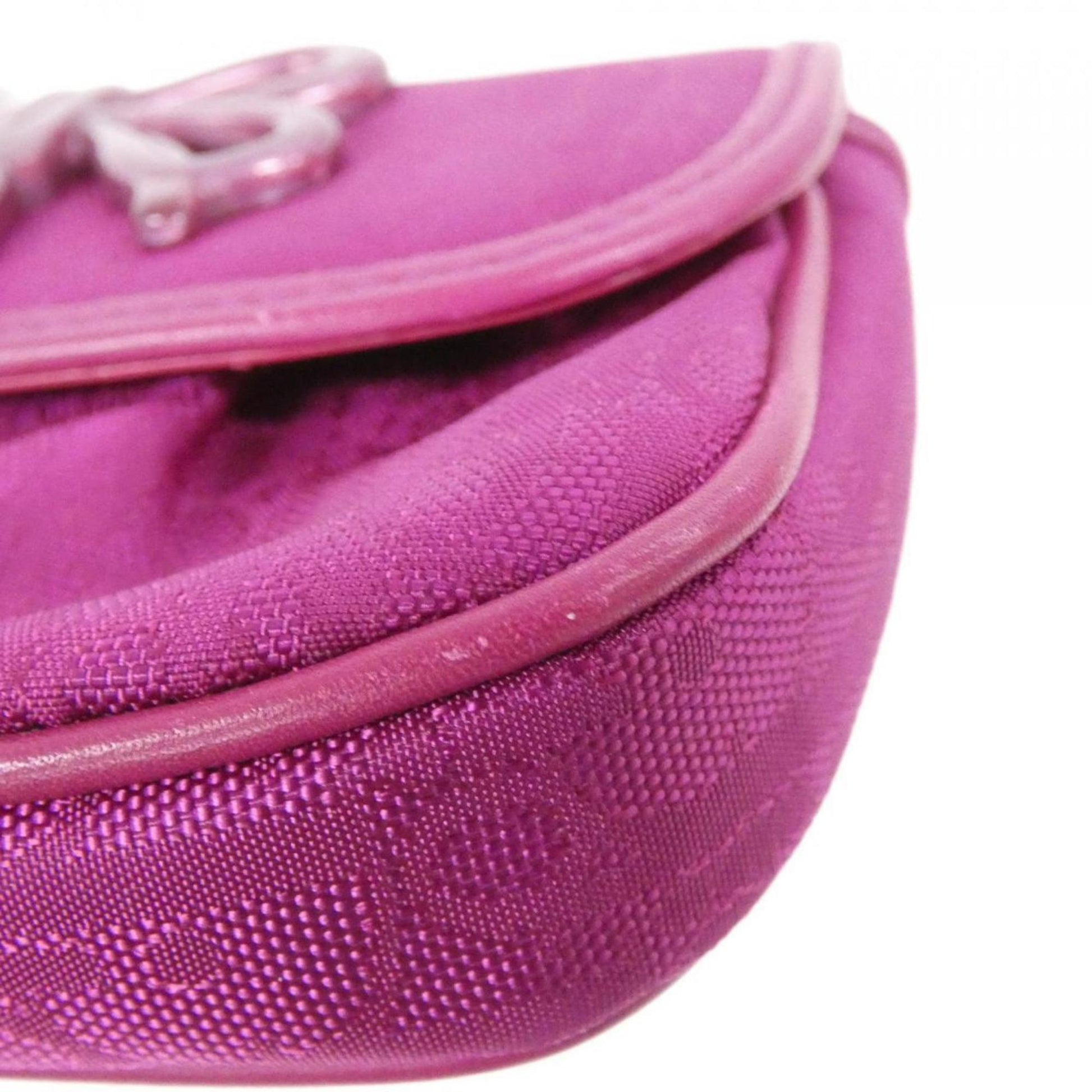 Christian Dior Purple Nylon Pouch  