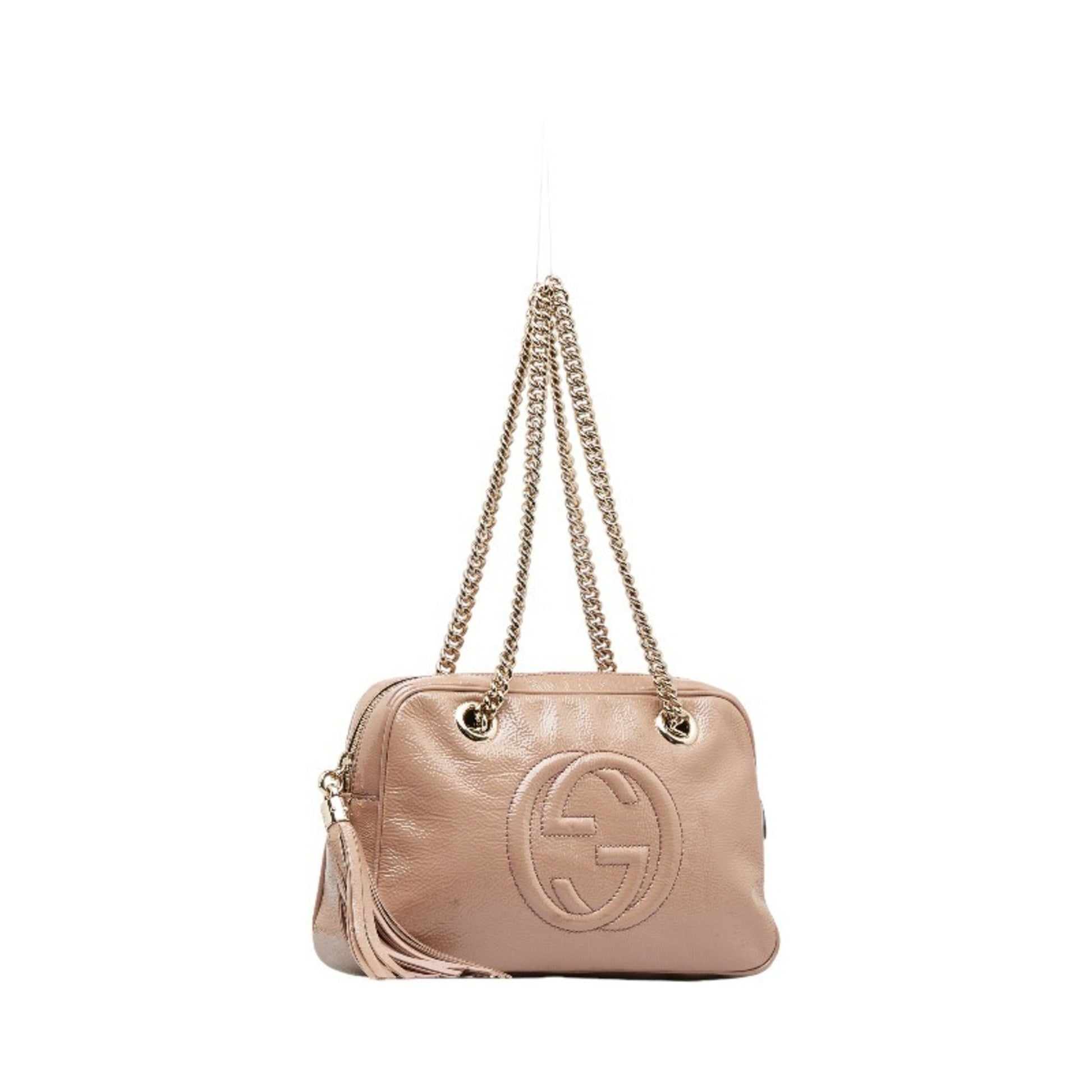 Gucci Chain Leather Shoulder Bag