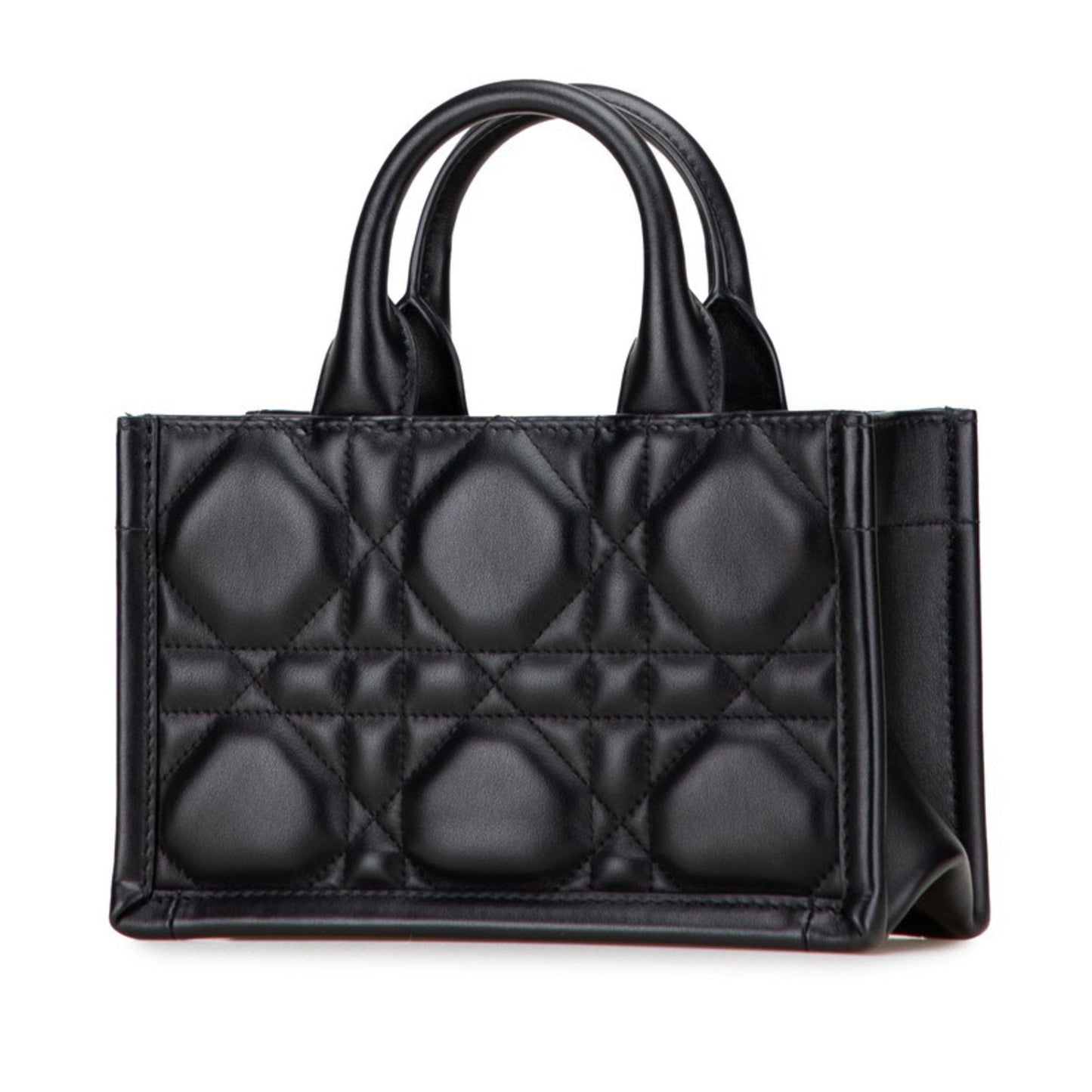 Christian Dior Black Leather Handbag Shoulder Bag  