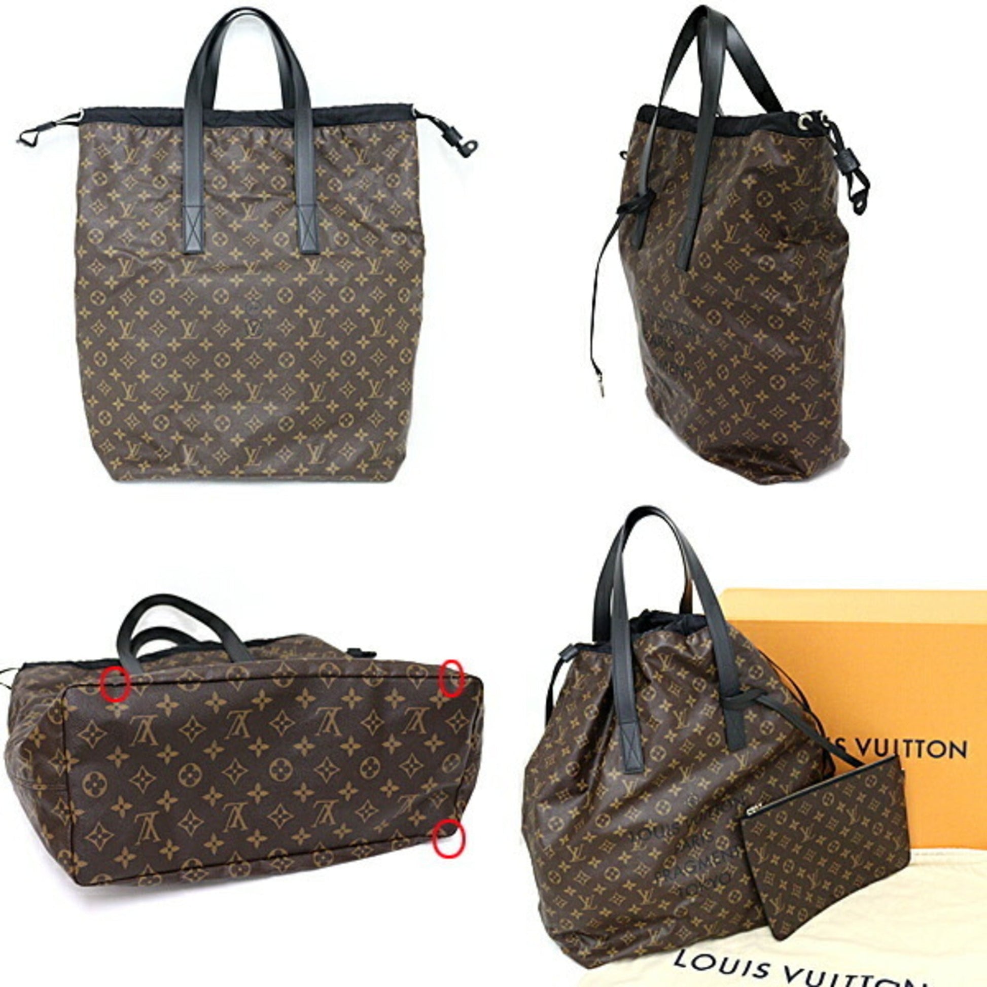 LOUIS VUITTON Fragment Hippo Light Fujiwara Hiroshi Collaboration Macassar Tote Bag