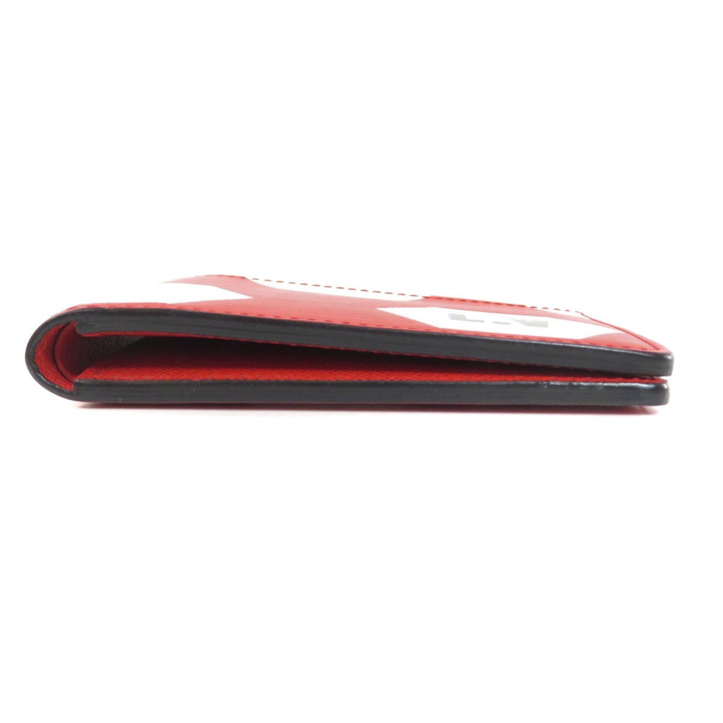 Louis Vuitton M63228 Portofeuil Slender Epi World Cup Limited Bi-Fold Wallet Leather Men