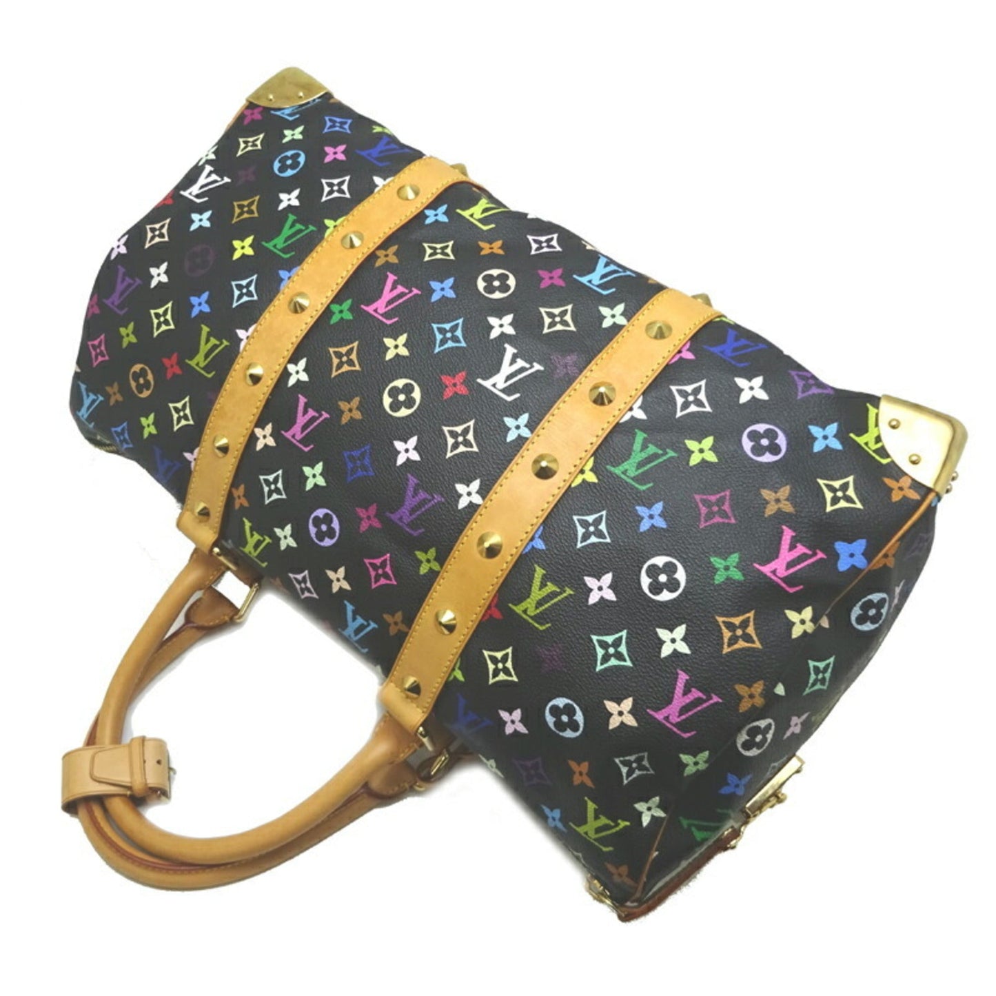 LOUIS VUITTON Keepall 45 Women's/Men's Boston Bag Monogram Multicolor Noir
