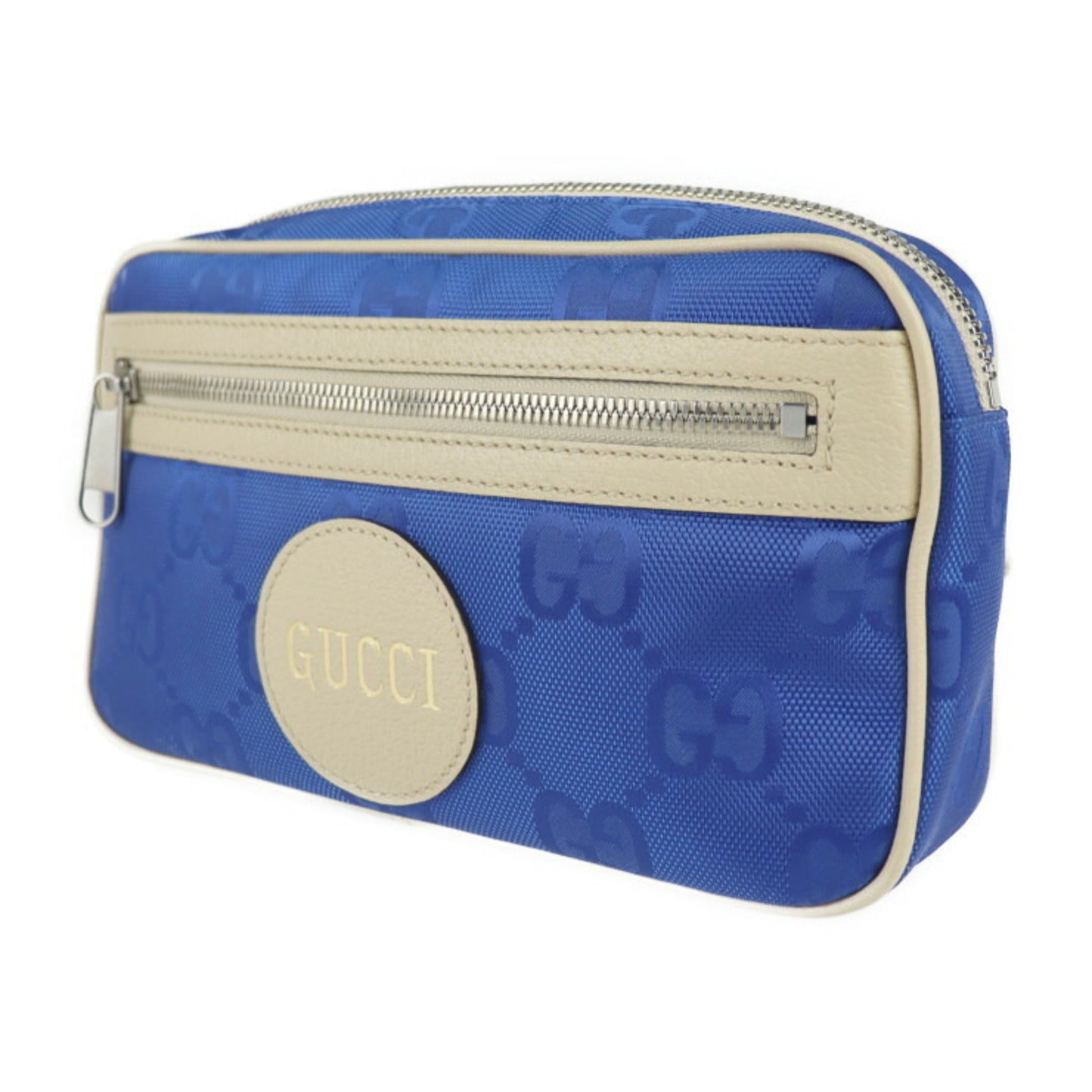 Gucci Lou Nylon Leather Shoulder Bag