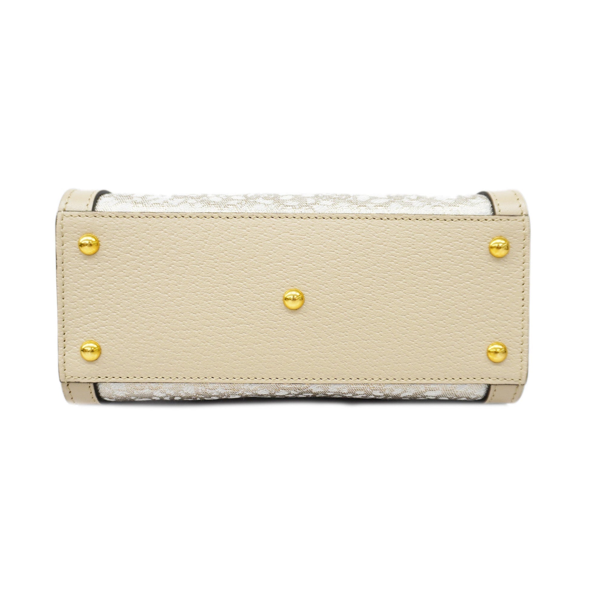 Gucci Leather Canvas Shoulder Bag