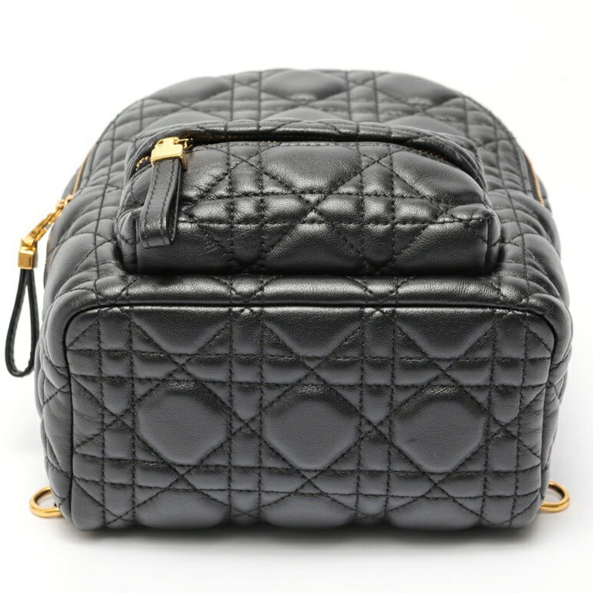 Christian Dior Black Leather Backpack  