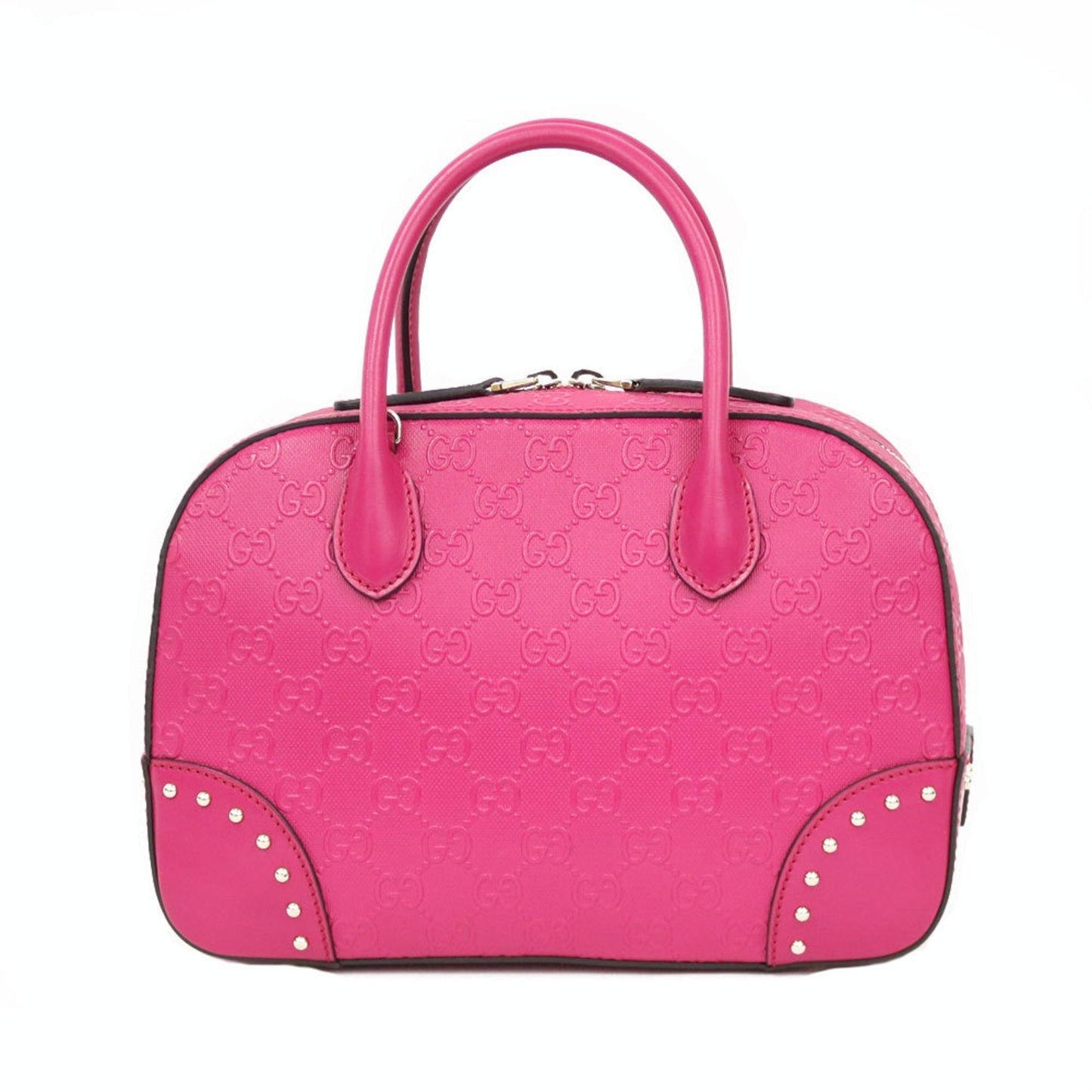 Gucci Pink Leather Shoulder Bag Style 4