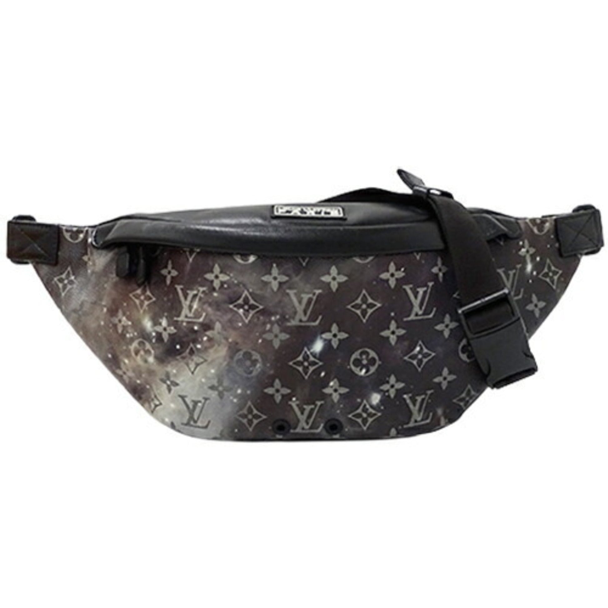 LOUIS VUITTON Bag Monogram Galaxy Men's Body Waist Discovery Bum Black Space