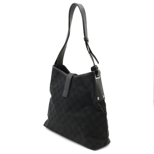 Gucci Leather Canvas Shoulder Bag