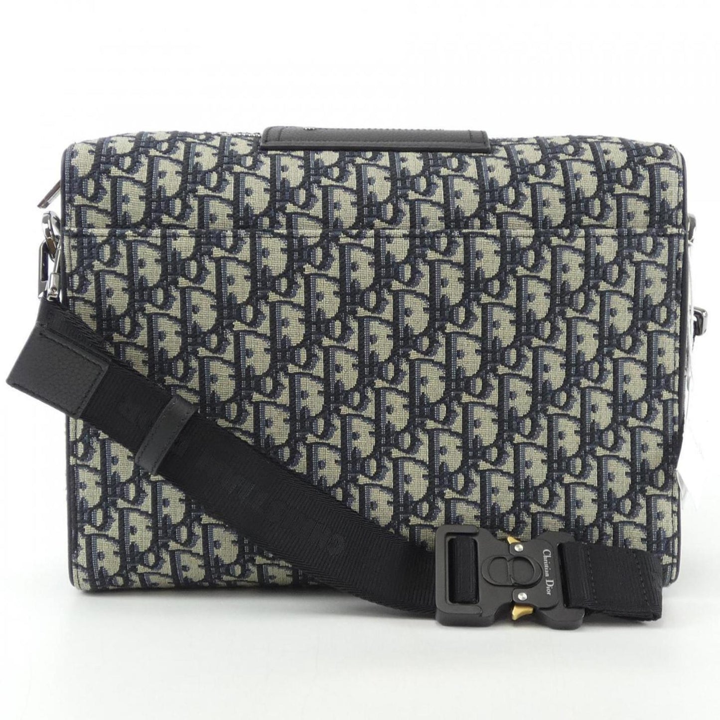 Christian Dior Beige Navy Handbag Shoulder Bag  