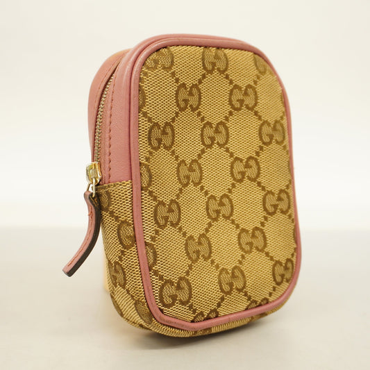 Gucci Leather Canvas Shoulder Bag