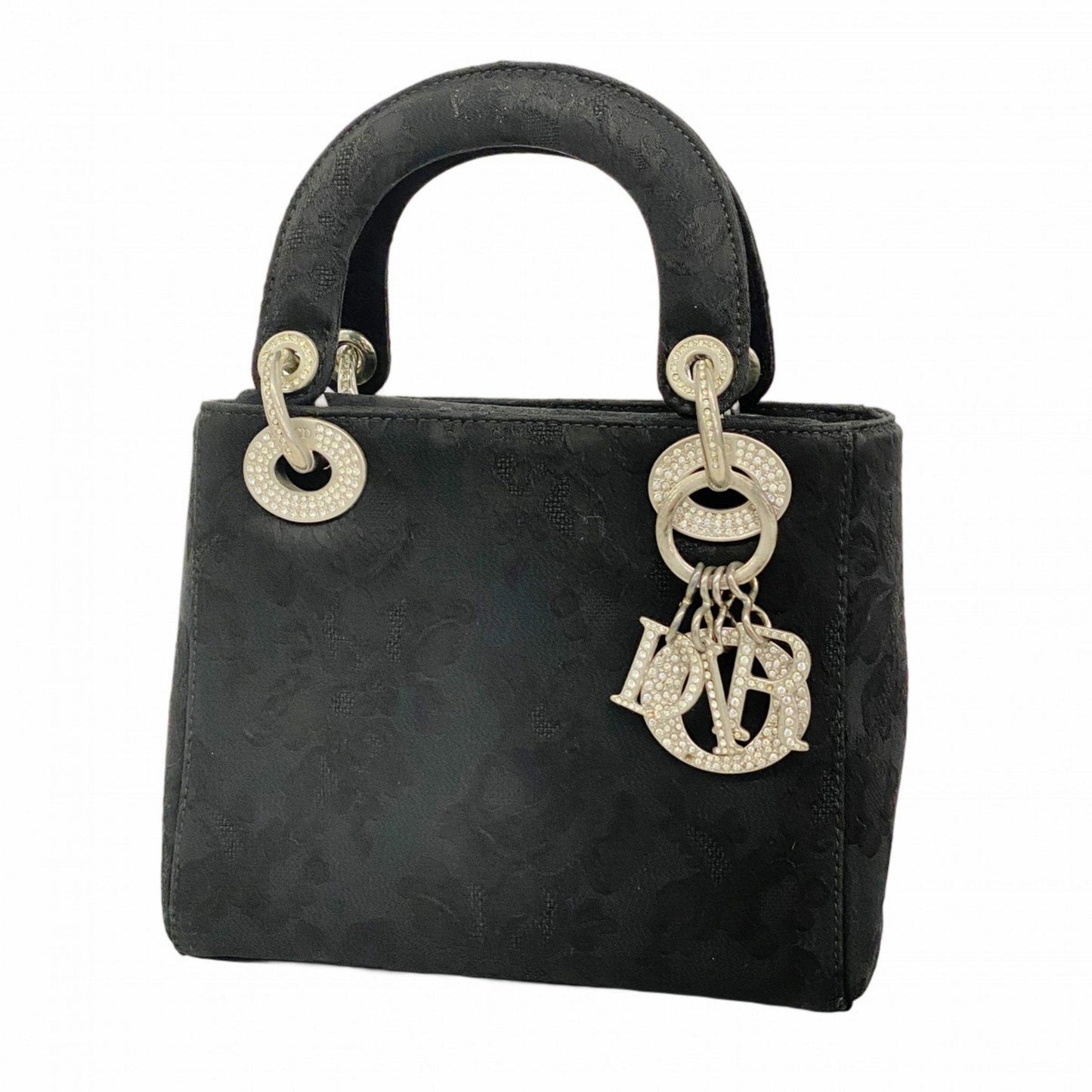 Christian Dior Black Nylon Canvas Handbag  