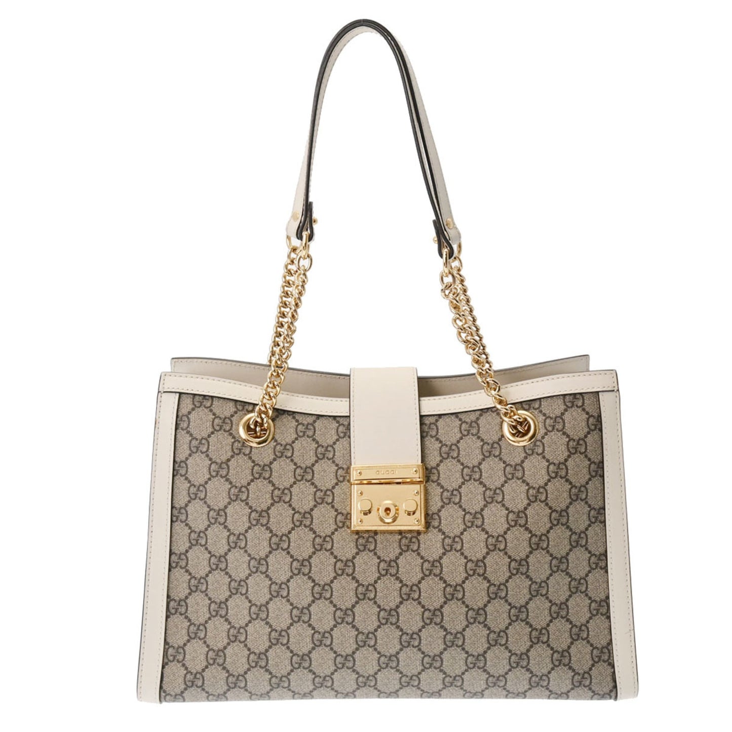 Gucci Chain Canvas Tote
