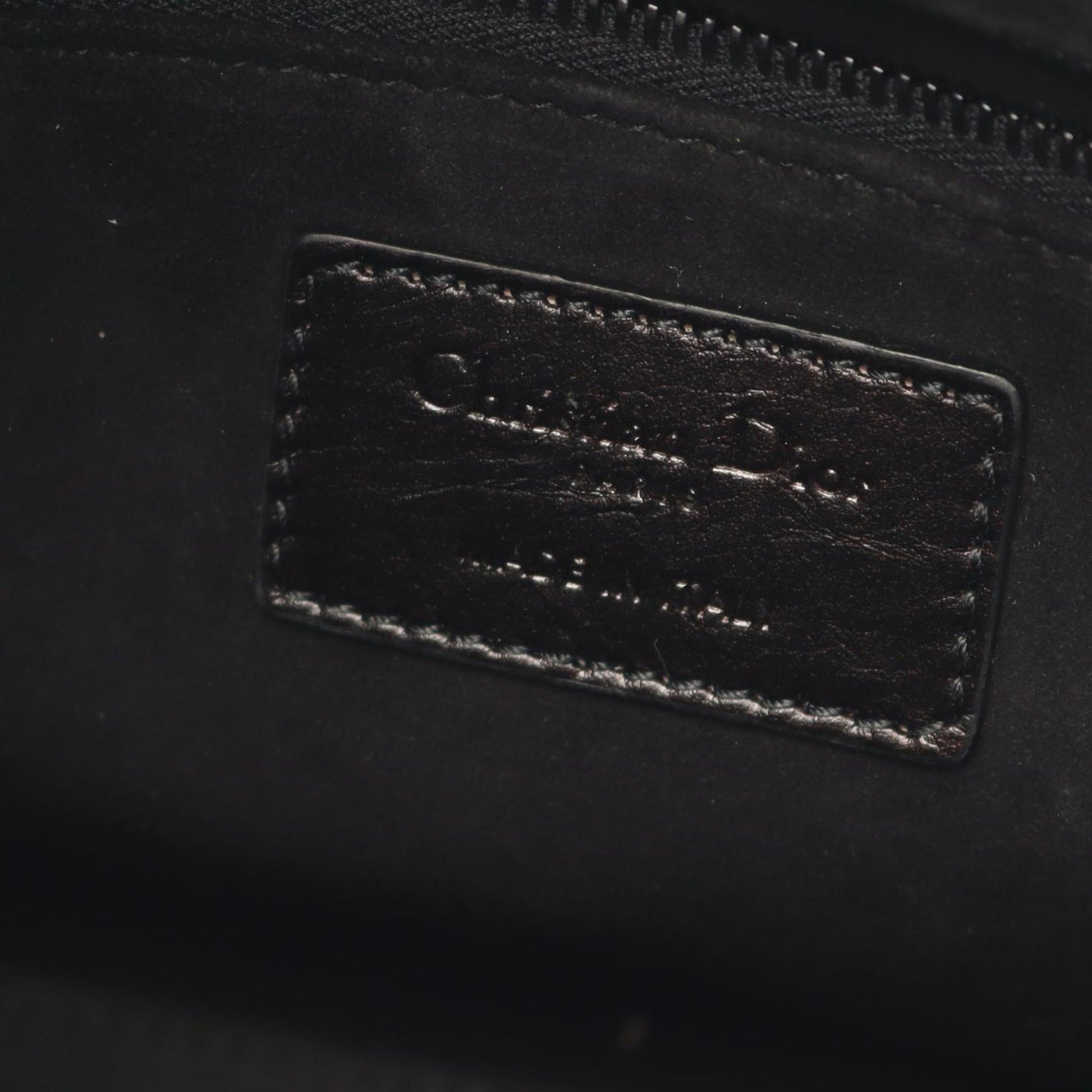 Christian Dior Black Leather Handbag  