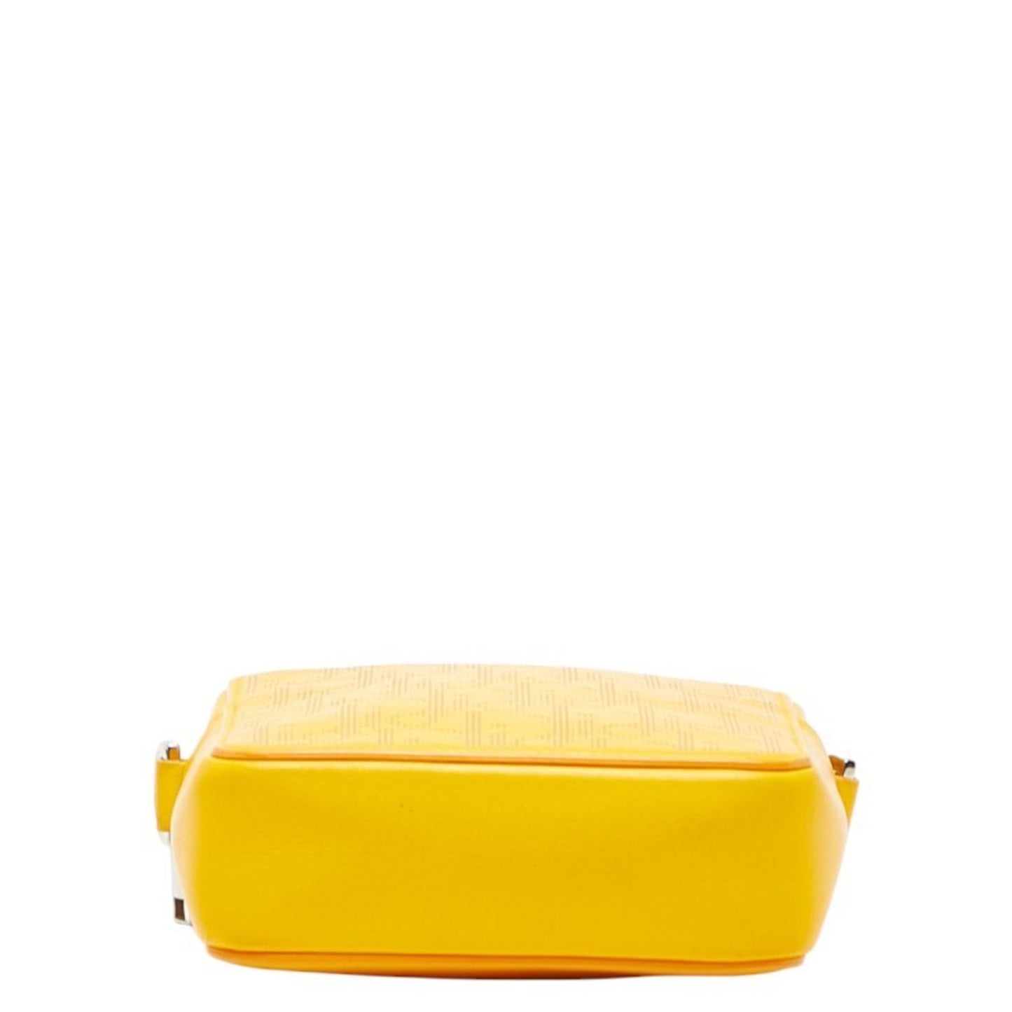 Christian Dior Trotter Yellow Trotter Leather Shoulder Bag  