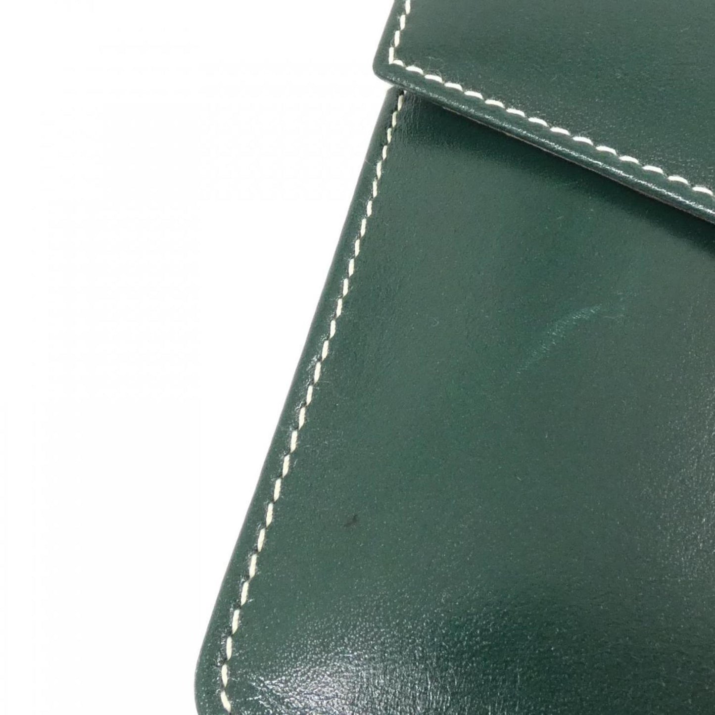 Christian Dior Green Leather Handbag  