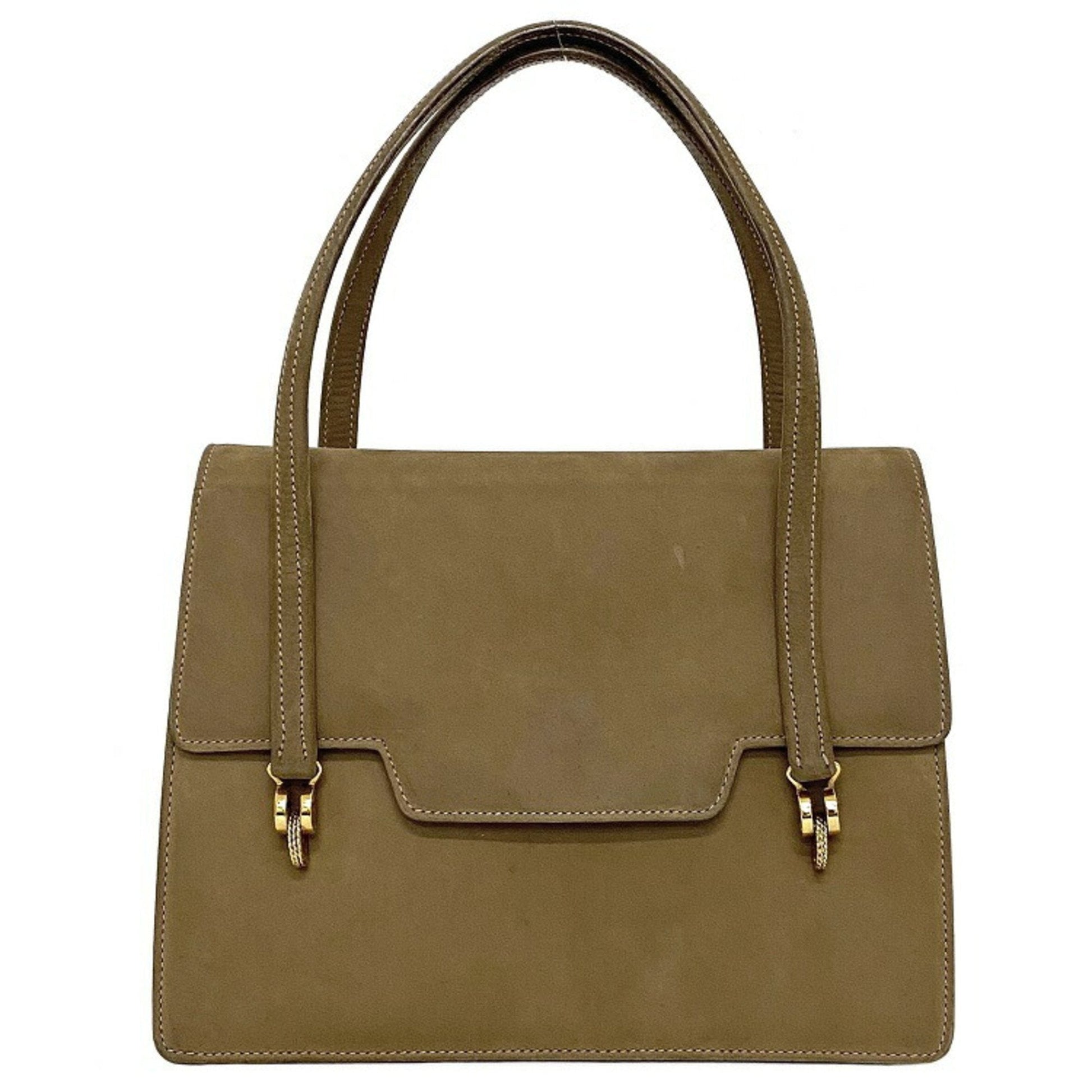 Gucci Beige Suede Clutch