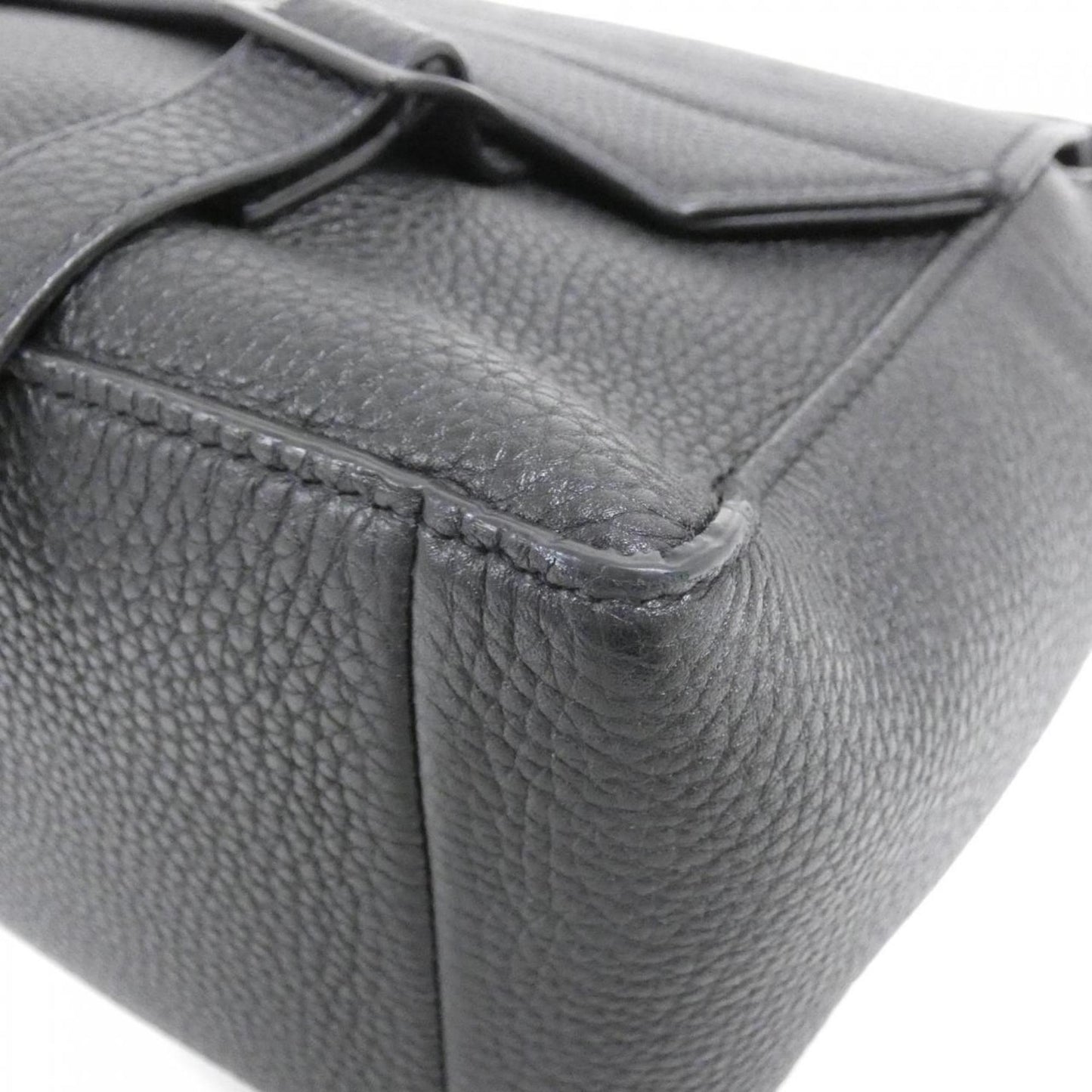 Christian Dior Black Leather Shoulder Bag  