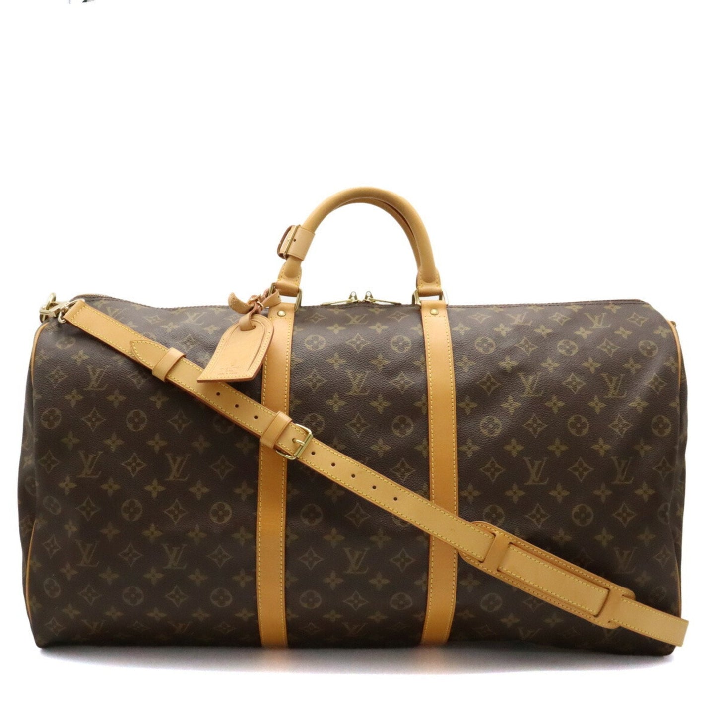 LOUIS VUITTON Monogram Keepall Bandouliere 60 Boston Bag Shoulder