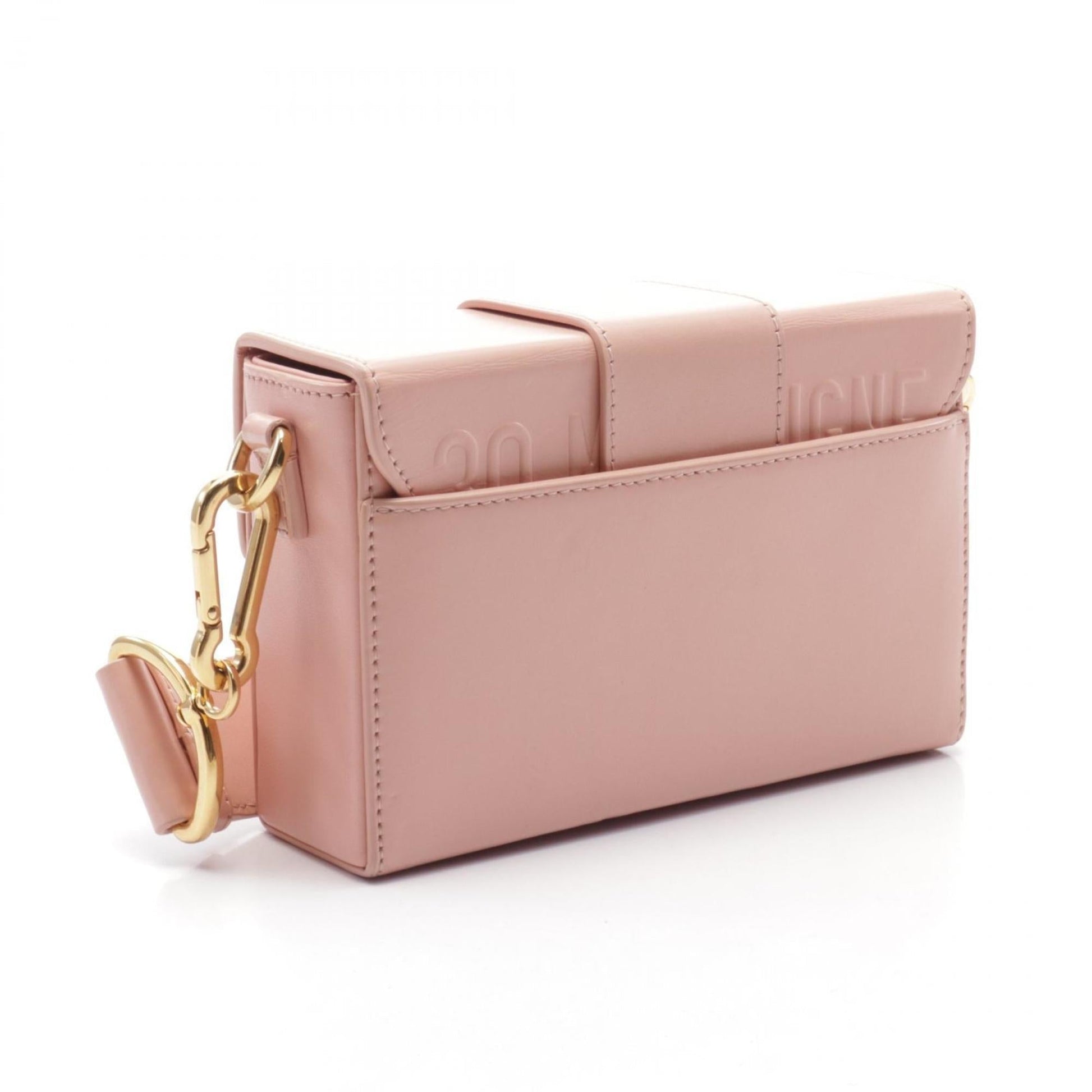 Christian Dior Pink Leather Shoulder Bag  