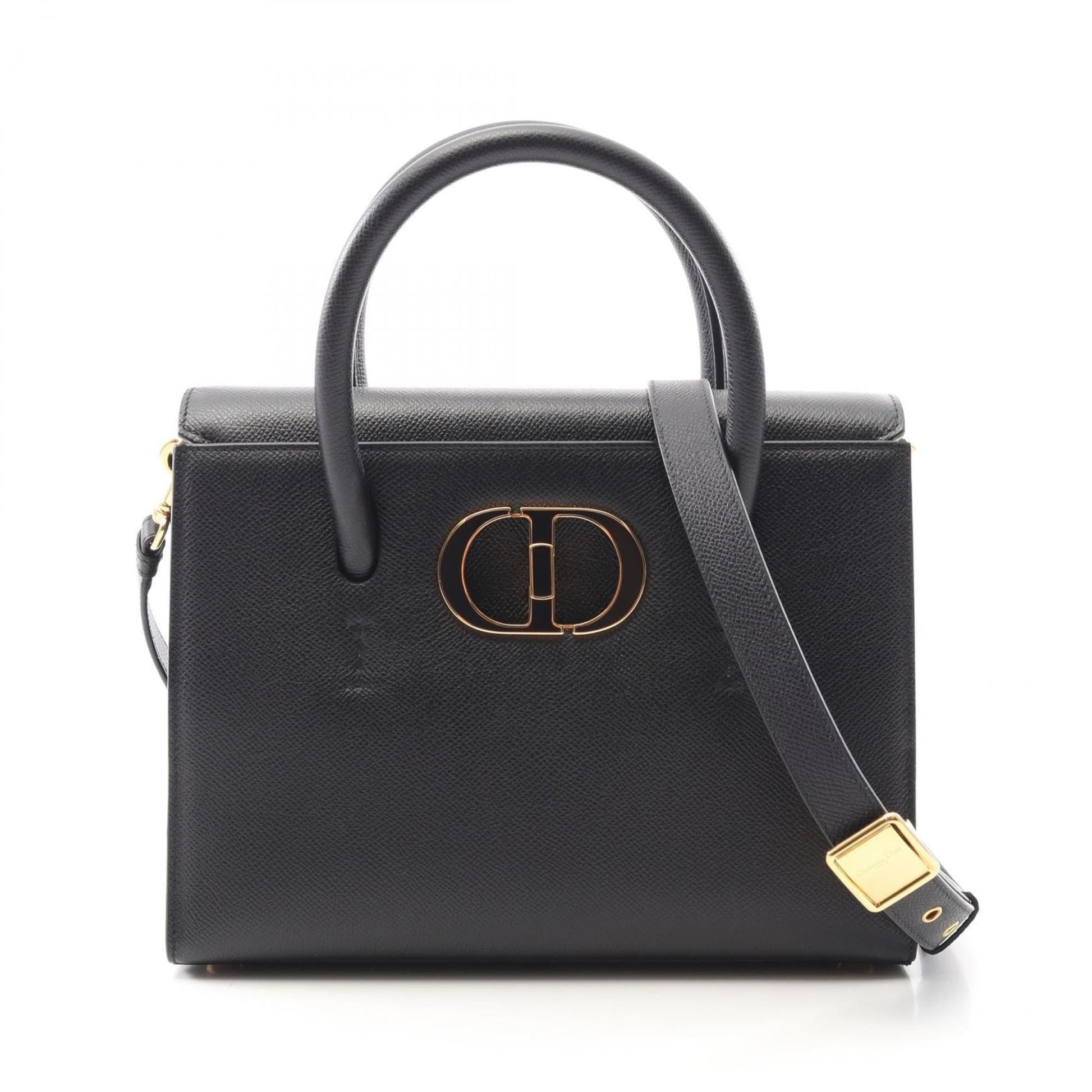 Christian Dior Black Leather Handbag  