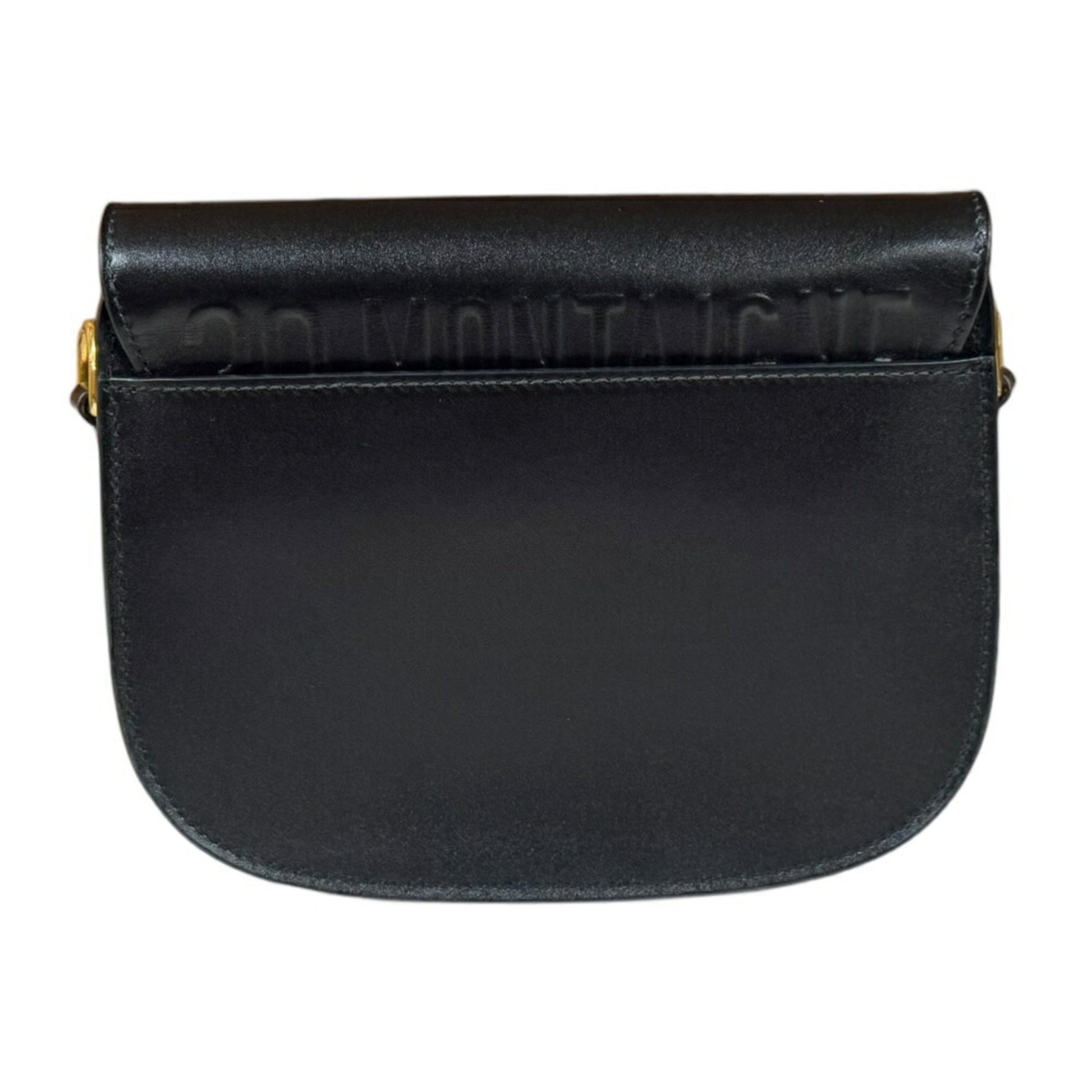 Christian Dior Black Leather Shoulder Bag  