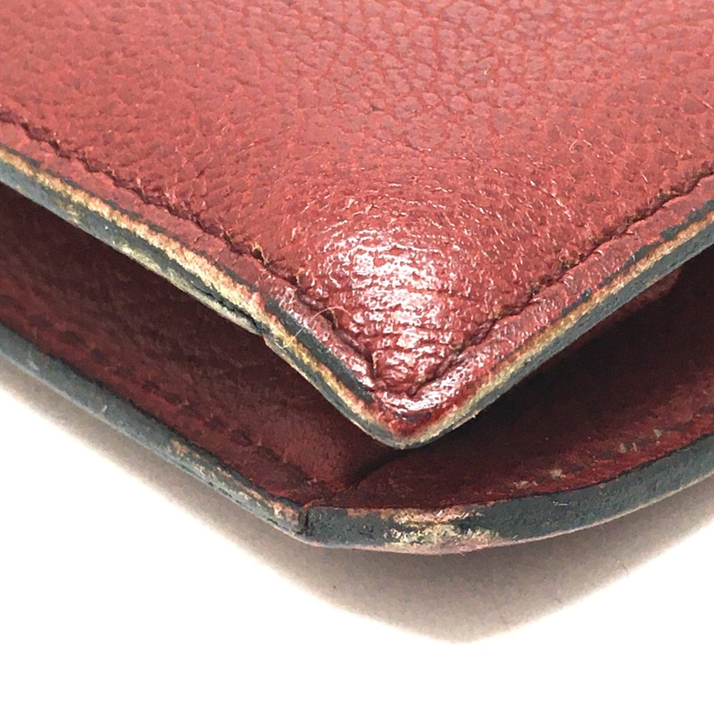 Christian Dior Red Leather Shoulder Bag  