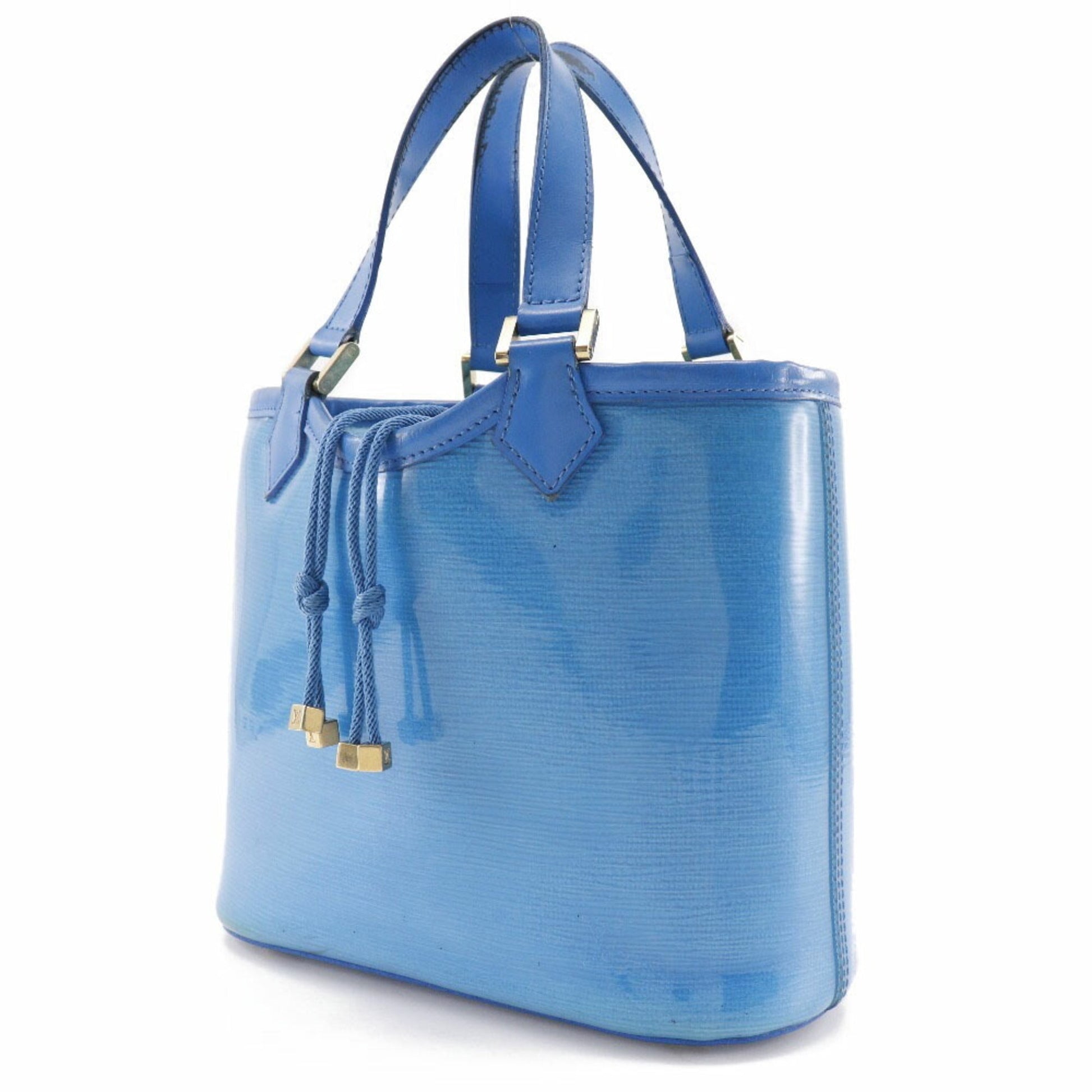 LOUIS VUITTON Mini Lagoon Bay Handbag Epiplage Pile Light Blue Ladies