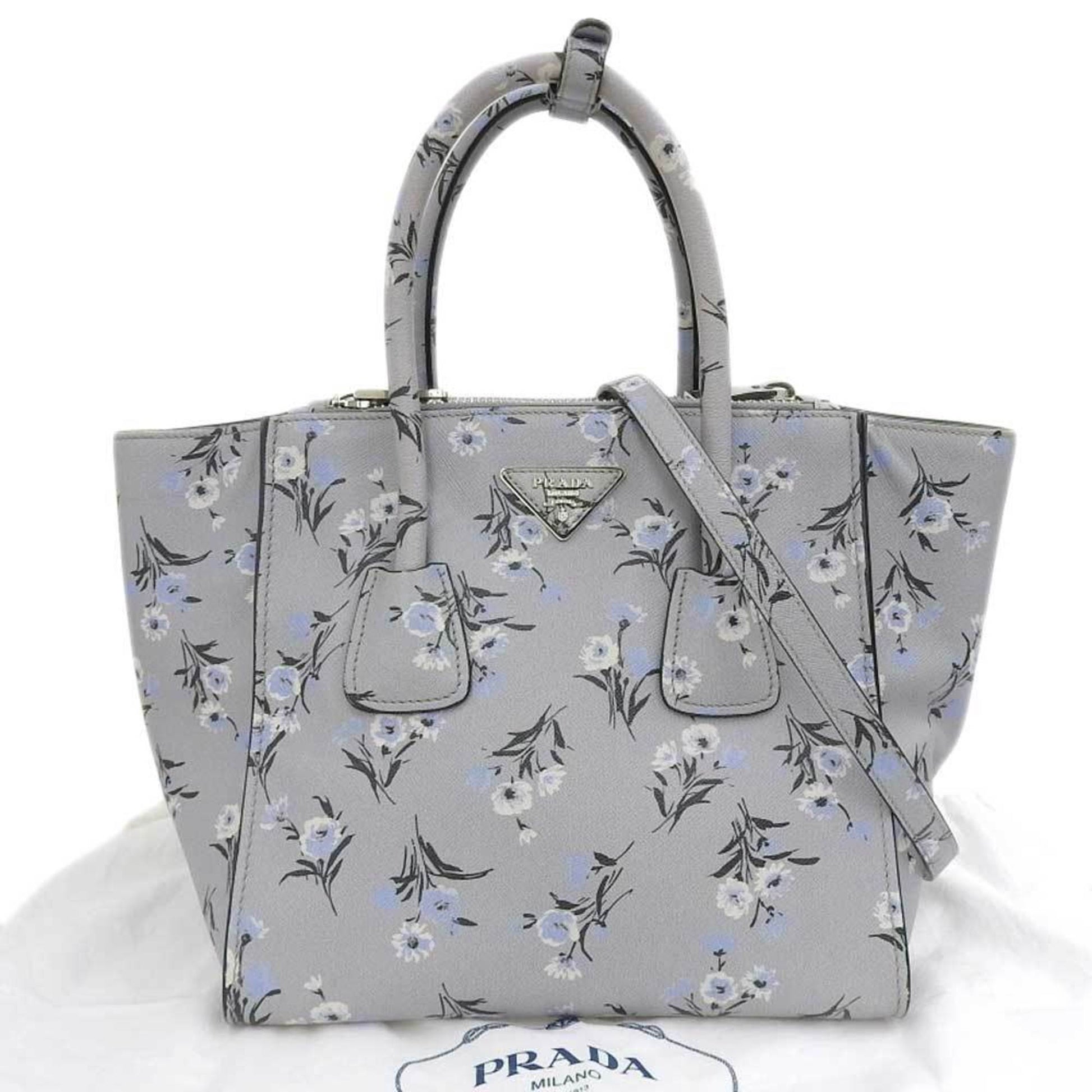 Prada Women's HandBag Gray