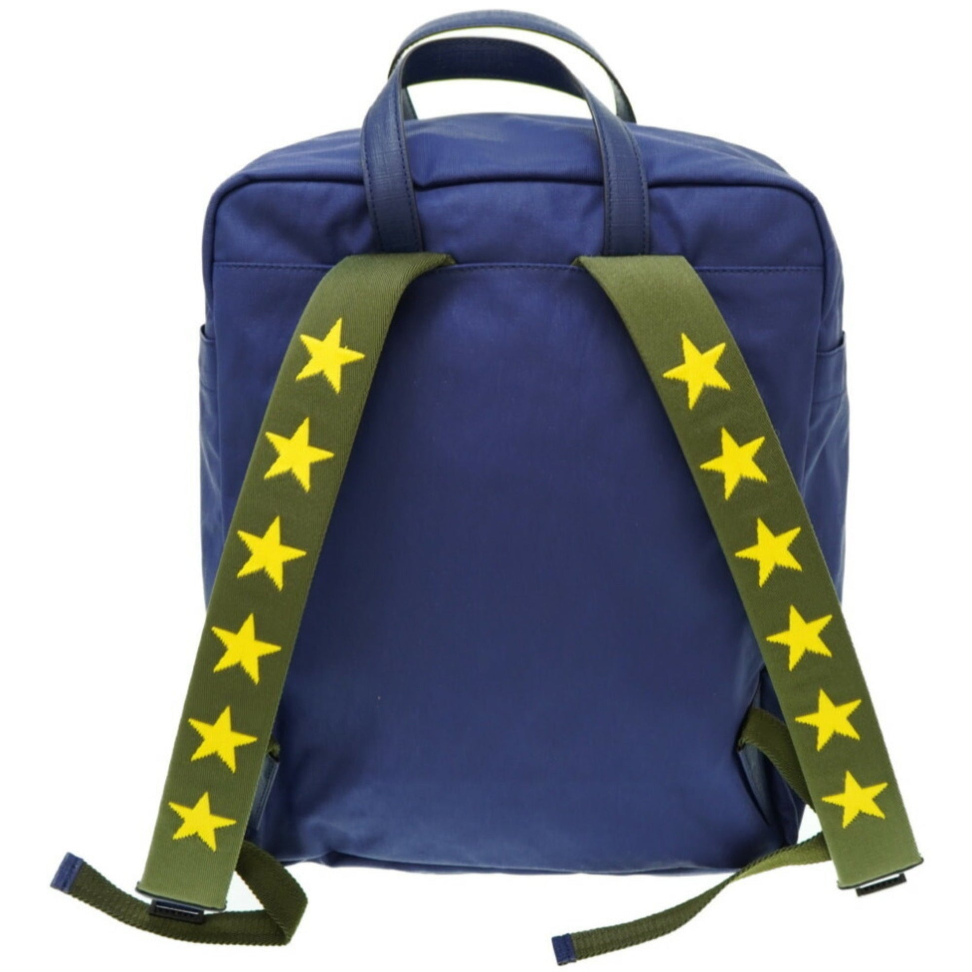 Gucci Lou Leather Canvas Backpack