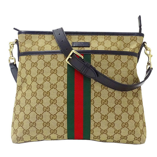 Gucci Lou Canvas Shoulder Bag