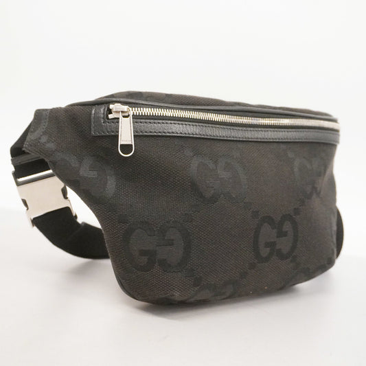 Gucci Leather Canvas Shoulder Bag