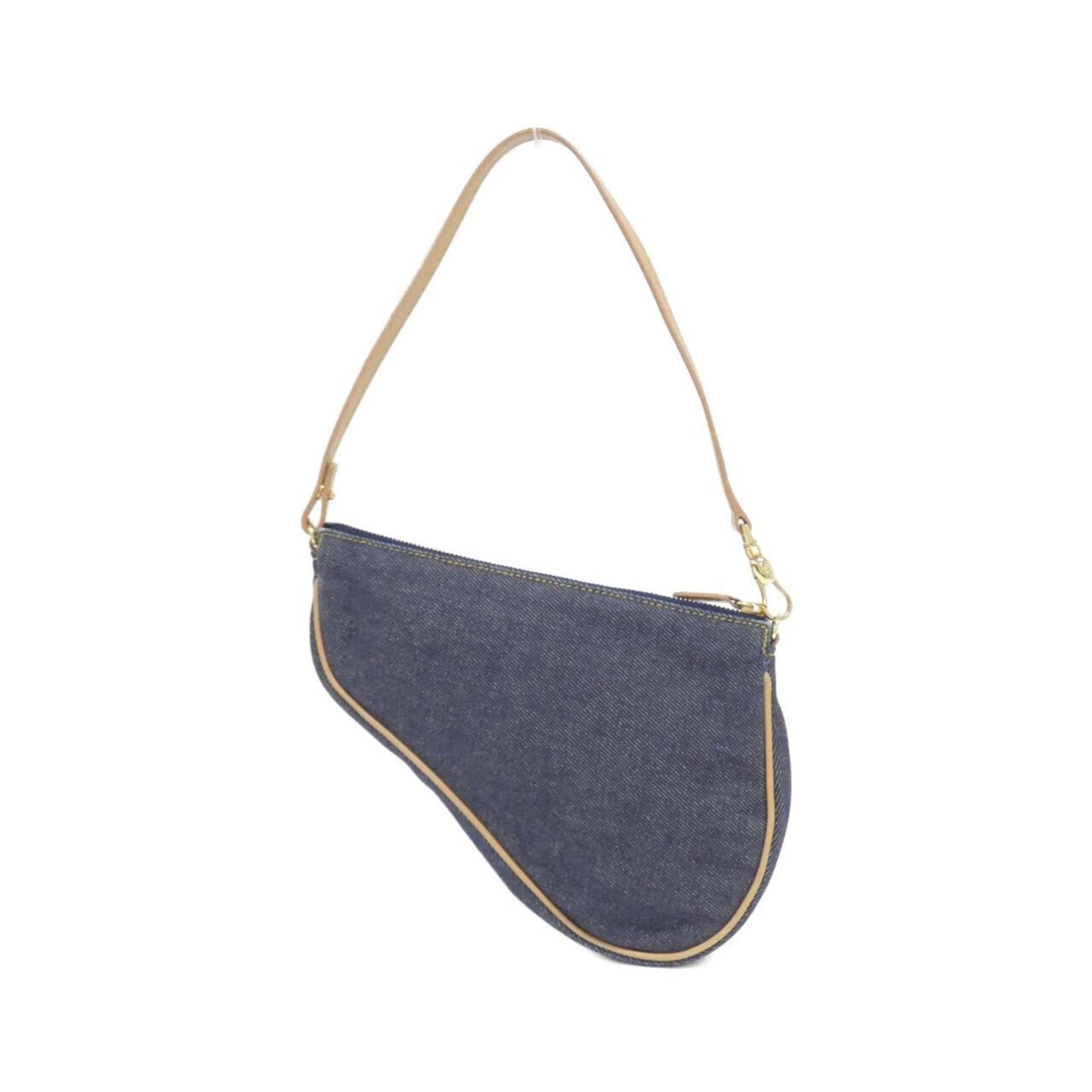 Christian Dior Blue Denim Shoulder Bag  