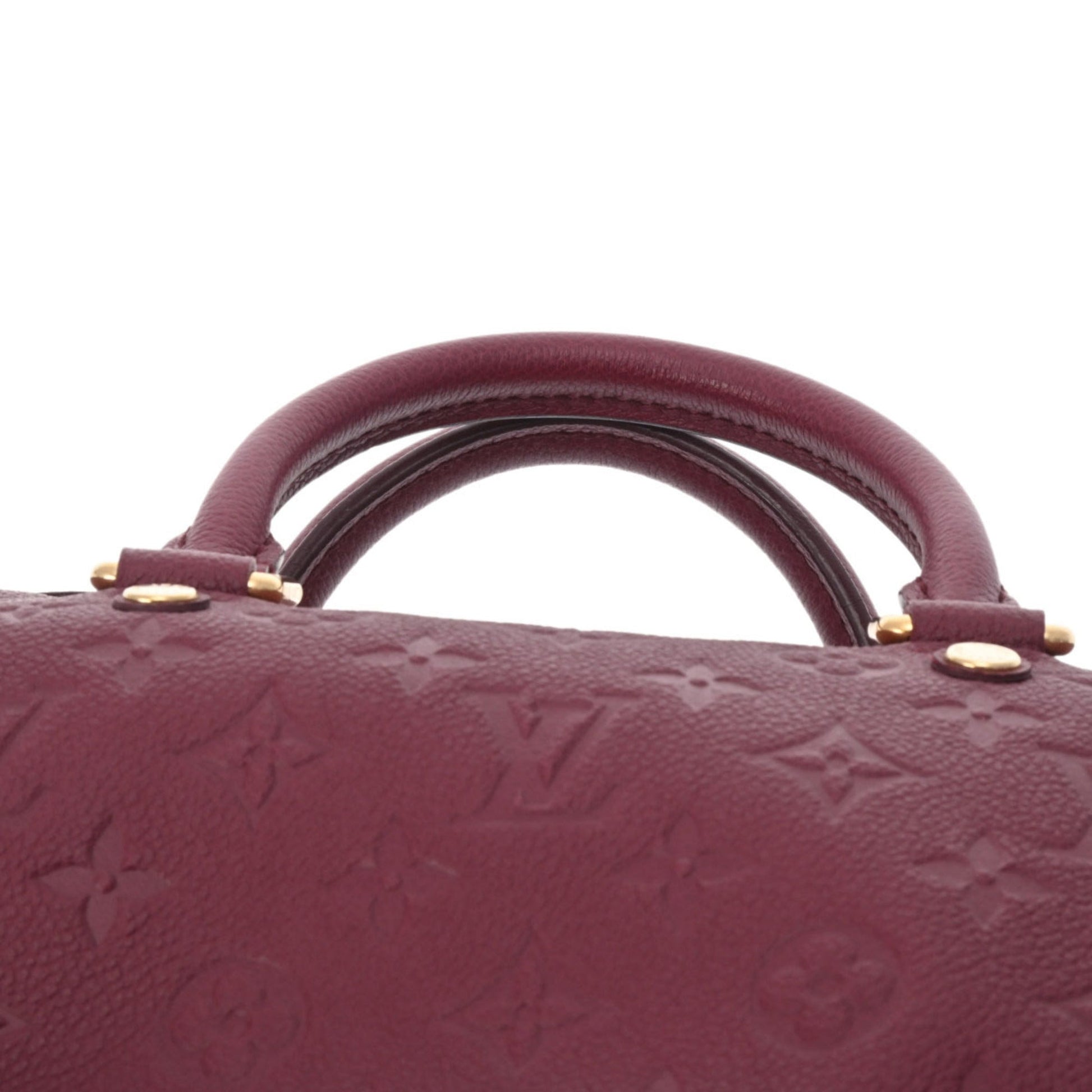 LOUIS VUITTON Monogram Empreinte Bandouliere 25 Orole Women's Leather Bag