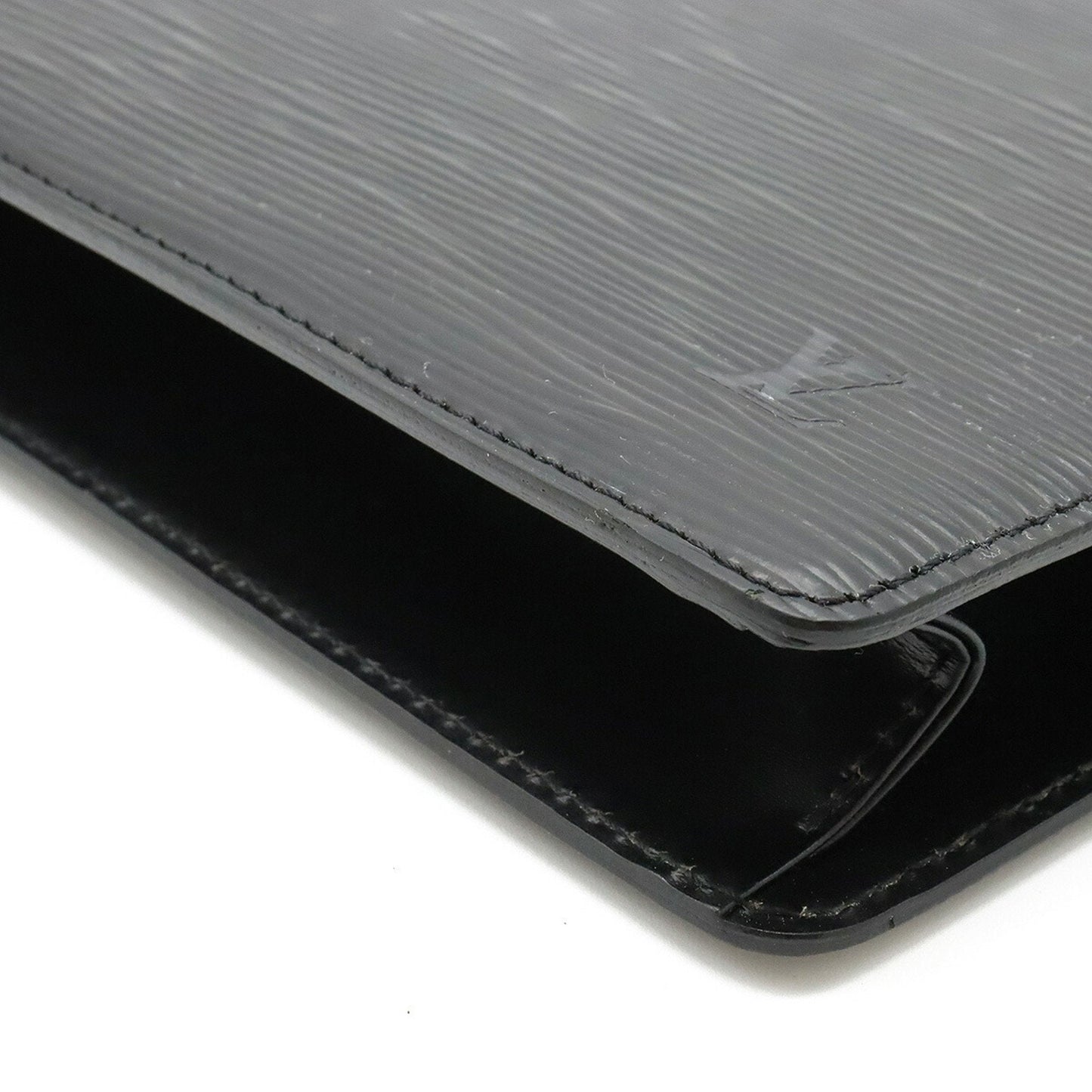 LOUIS VUITTON Epi Pochette Homme Second Bag Clutch Noir Black