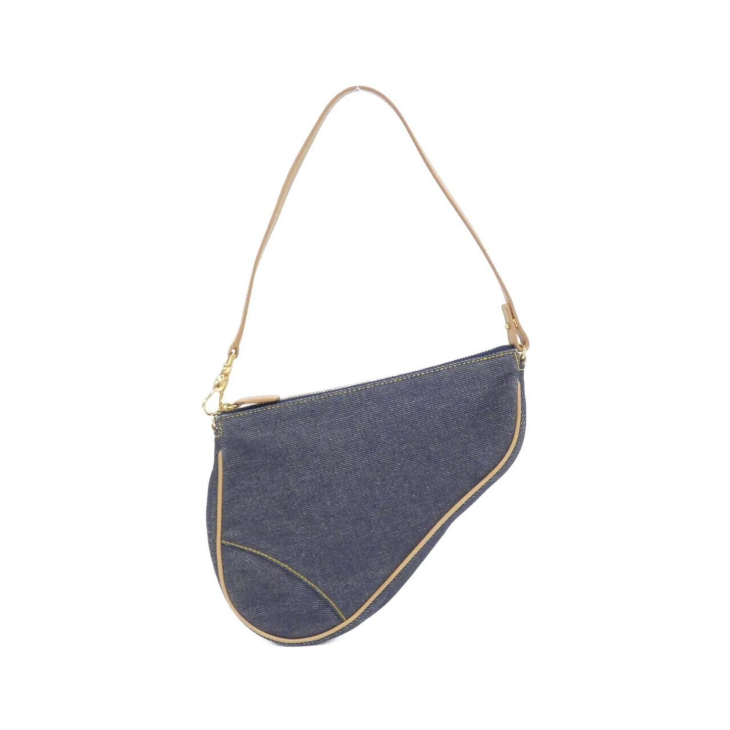 Christian Dior Blue Denim Shoulder Bag  