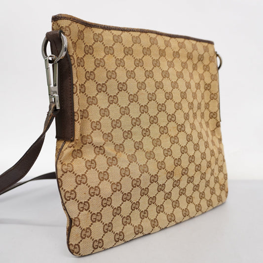 Gucci Canvas Shoulder Bag