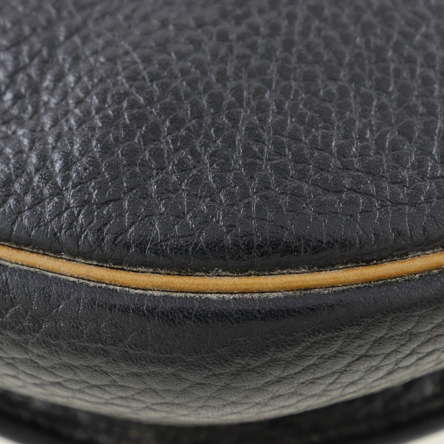 Christian Dior Black Leather Pochette Shoulder Bag  