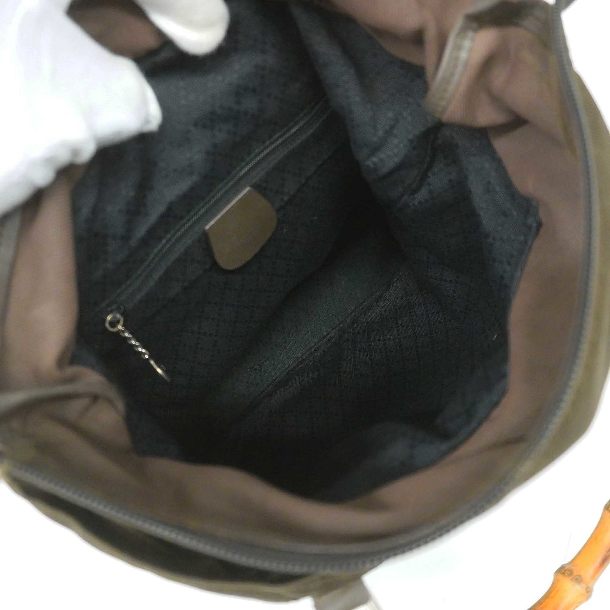 Gucci Nylon Canvas Handbag