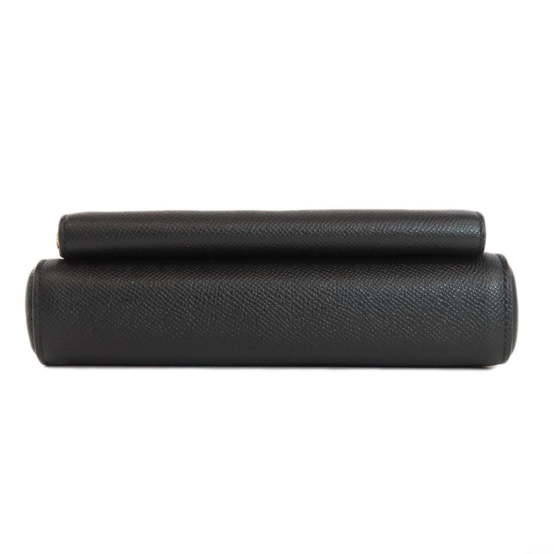 Christian Dior Black Leather Shoulder Bag  