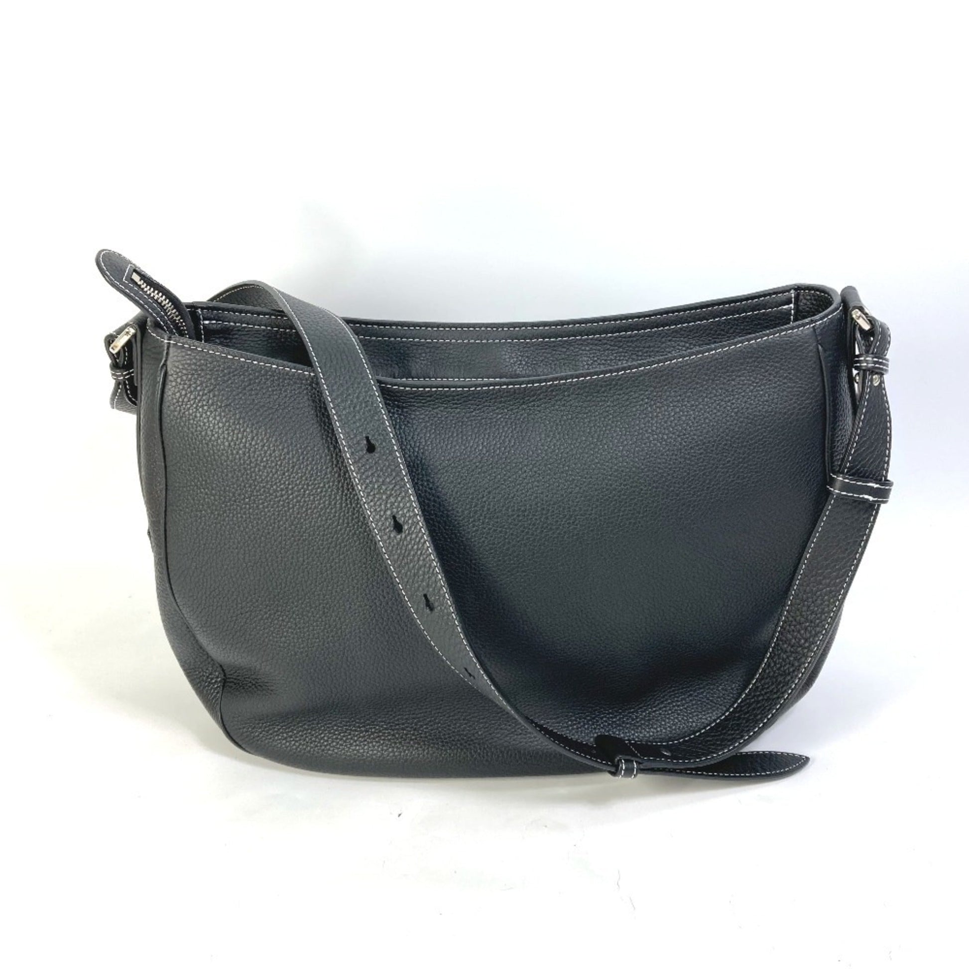 Christian Dior Black Leather Shoulder Bag  