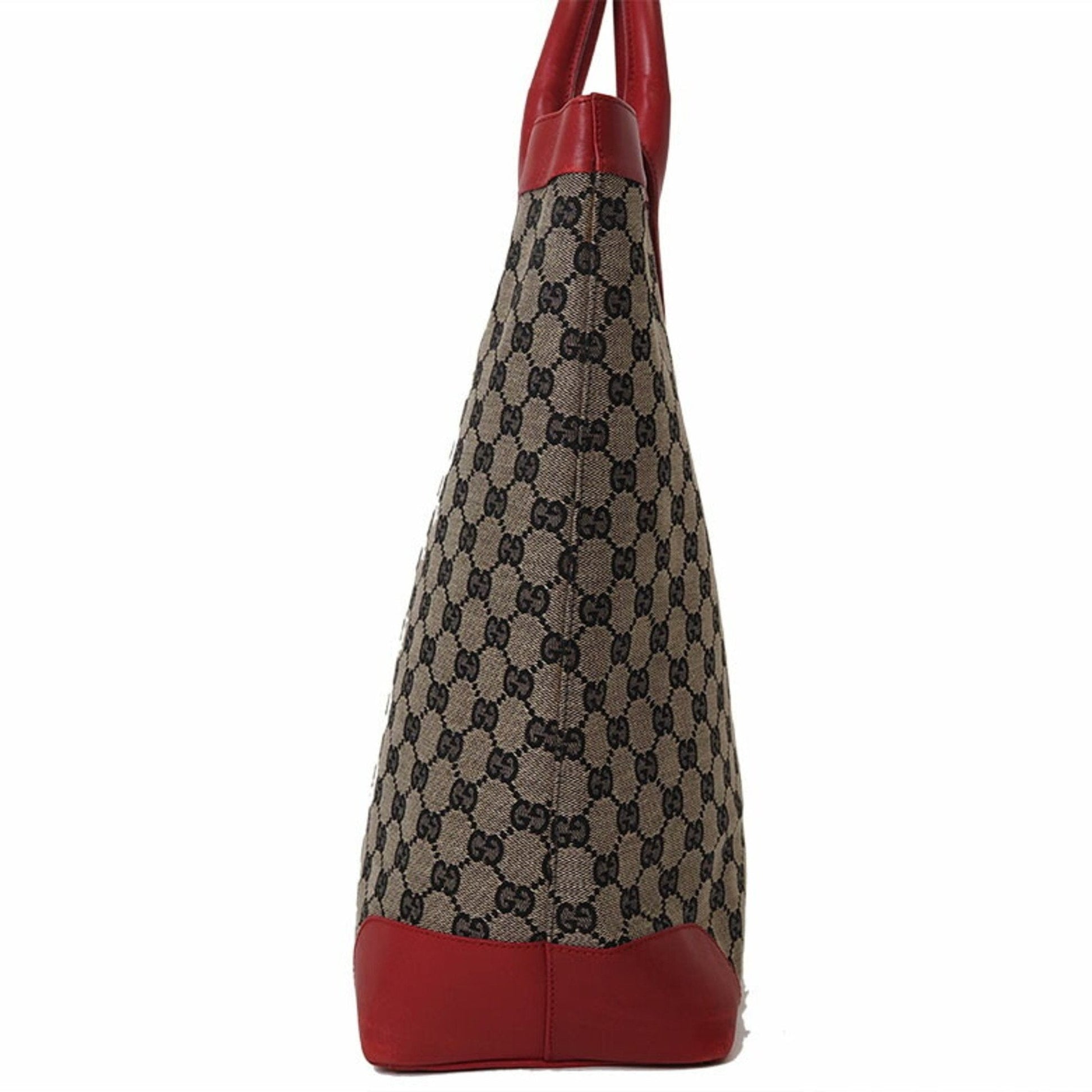 Gucci Leather Canvas Tote
