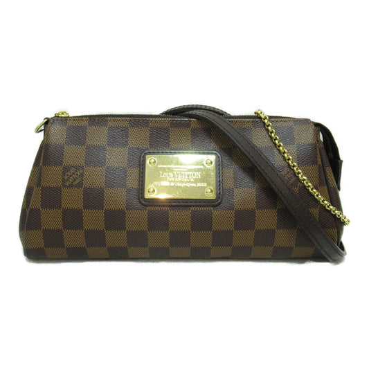 LOUIS VUITTON Eva Brown Ebene Damier PVC coated canvas N55213