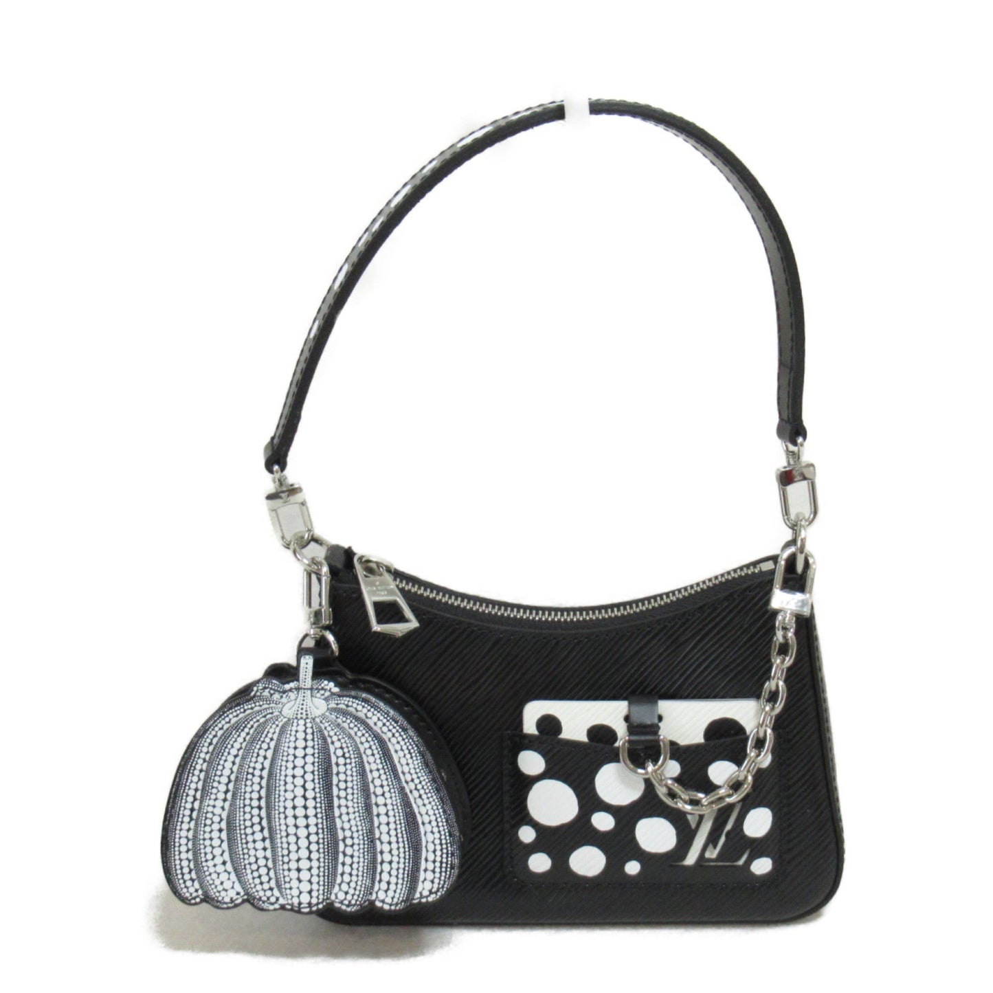 LOUIS VUITTON LVxYK Malelini Shoulder Bag Black Black Epi leather M21703